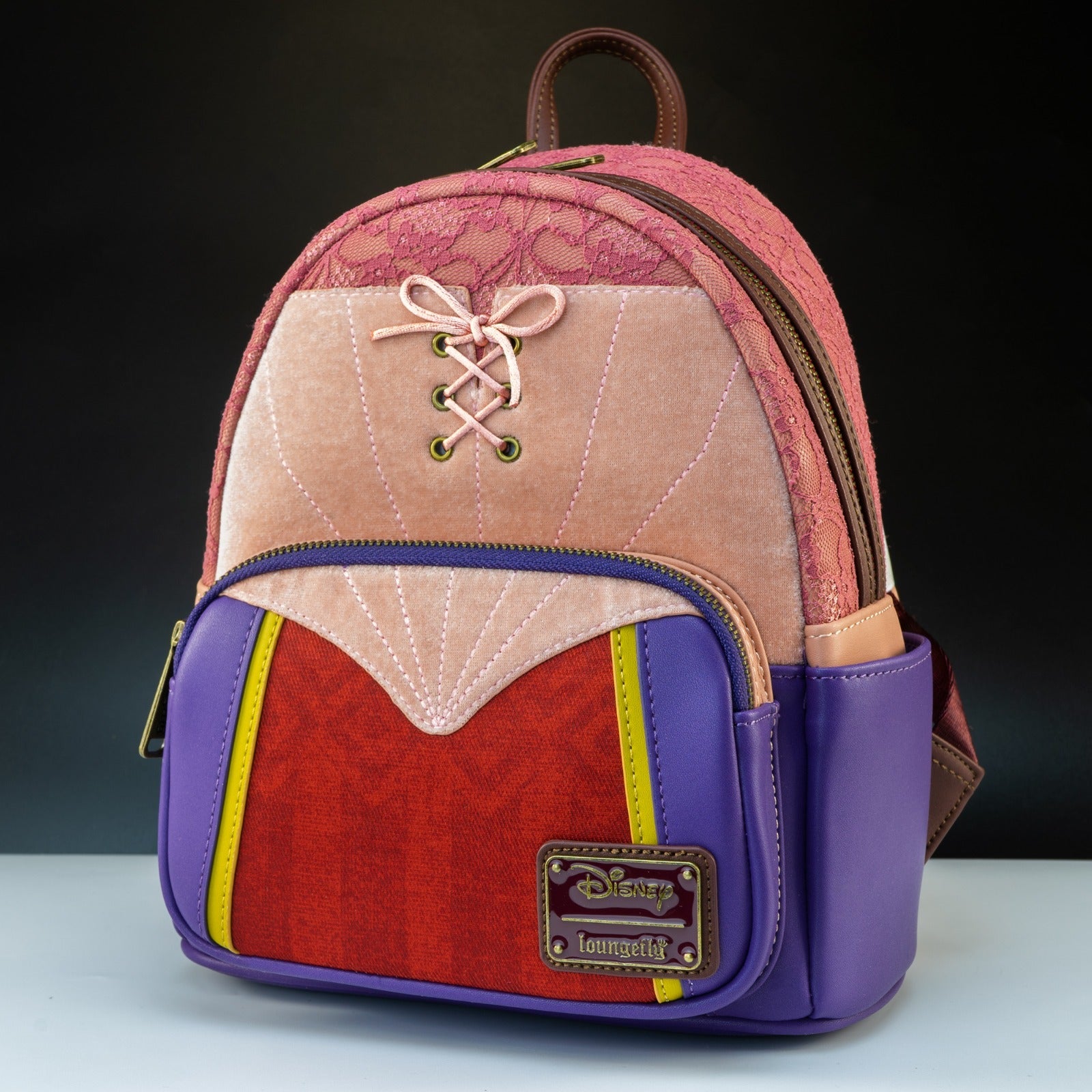 Loungefly x Disney Hocus Pocus Sarah Sanderson Dress Cosplay Mini Backpack - GeekCore