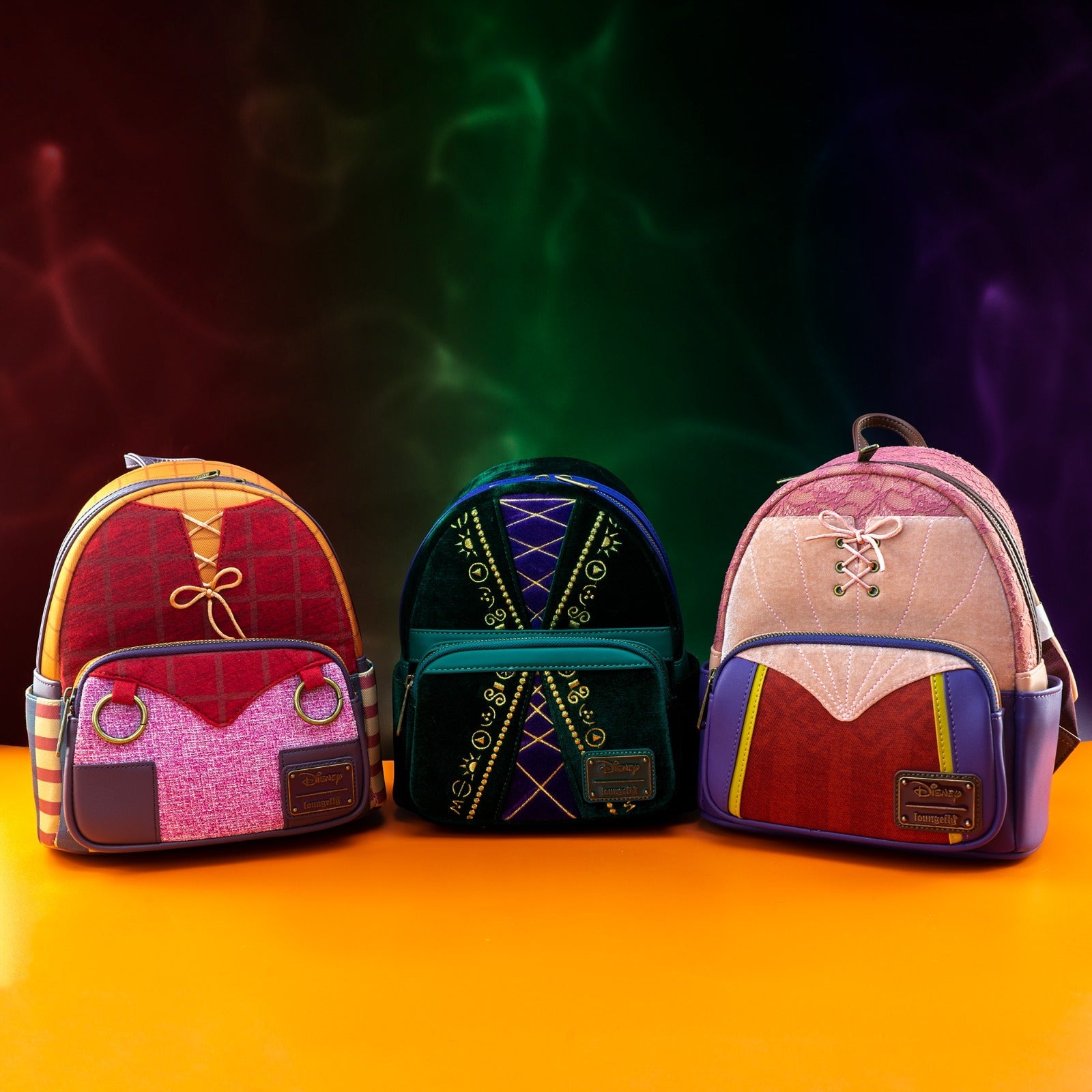 Loungefly x Disney Hocus Pocus Winifred Sanderson Dress Cosplay Mini Backpack - GeekCore