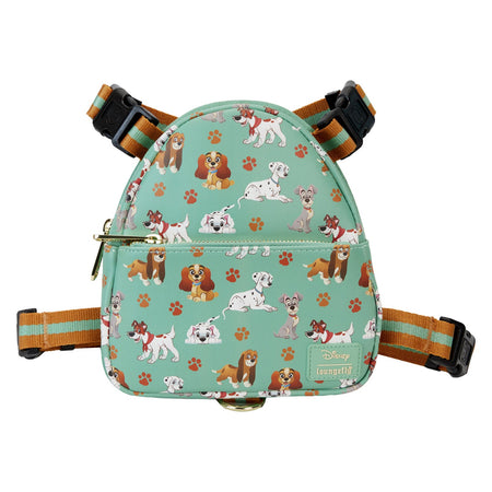 Loungefly x Disney I Heart Disney Dogs AOP Dog Harness - GeekCore