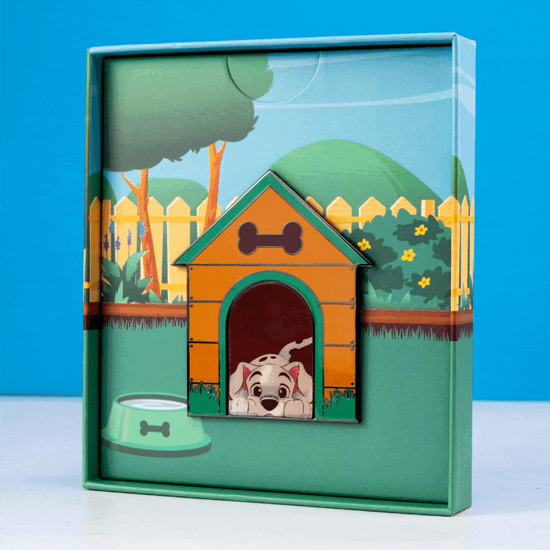 Loungefly x Disney I Heart Disney Dogs Lenticular 3 Inch Sliding Pin - GeekCore