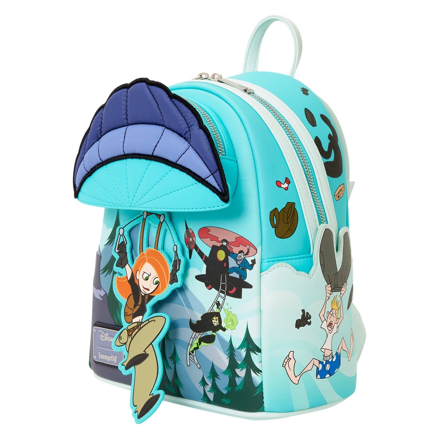 Loungefly x Disney Kim Possible Paragliding Mini Backpack - GeekCore