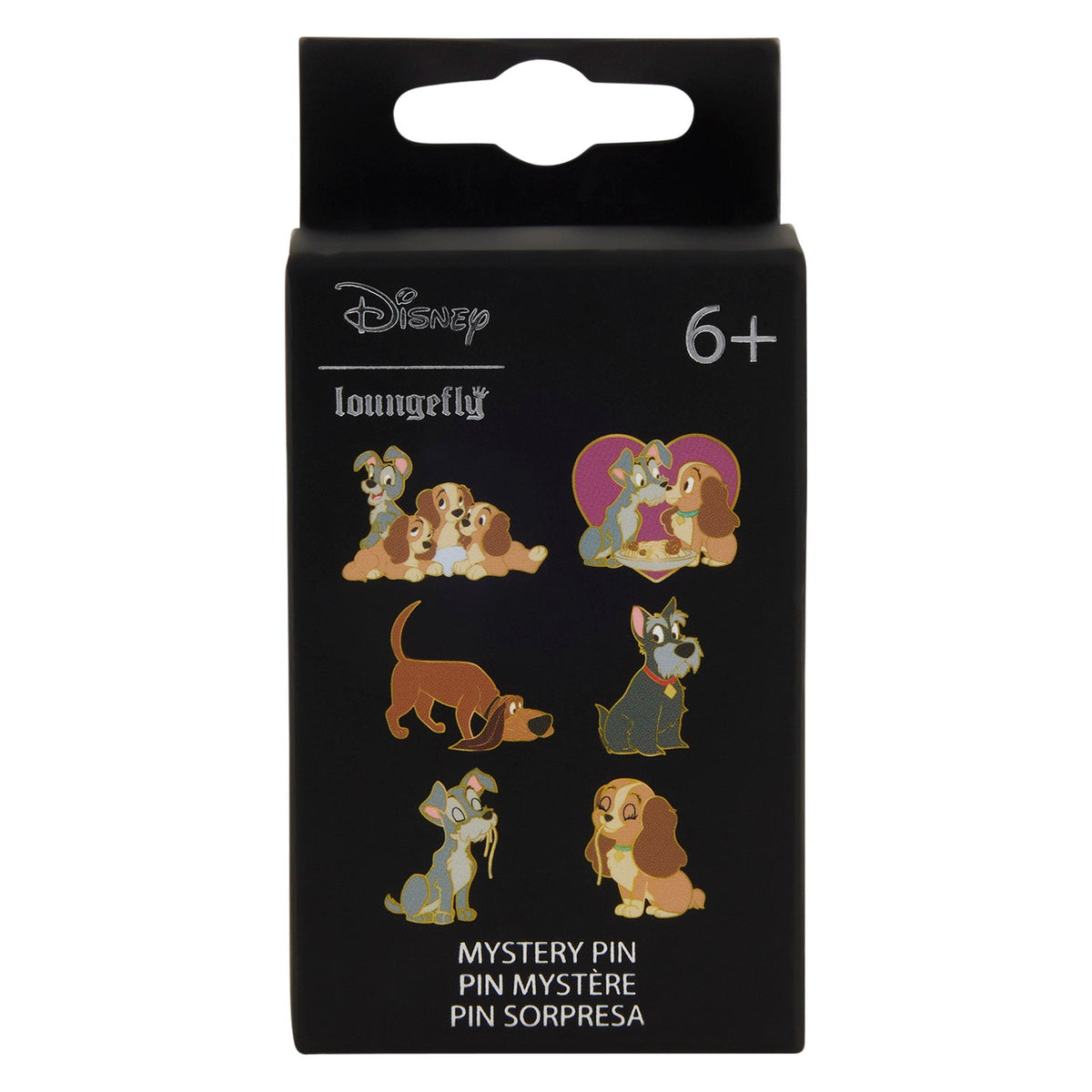 Loungefly x Disney Lady and the Tramp Blind Box Mystery Pin - GeekCore