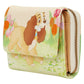 Loungefly x Disney Lady and the Tramp Pastel Tulip Trifold Wallet - GeekCore