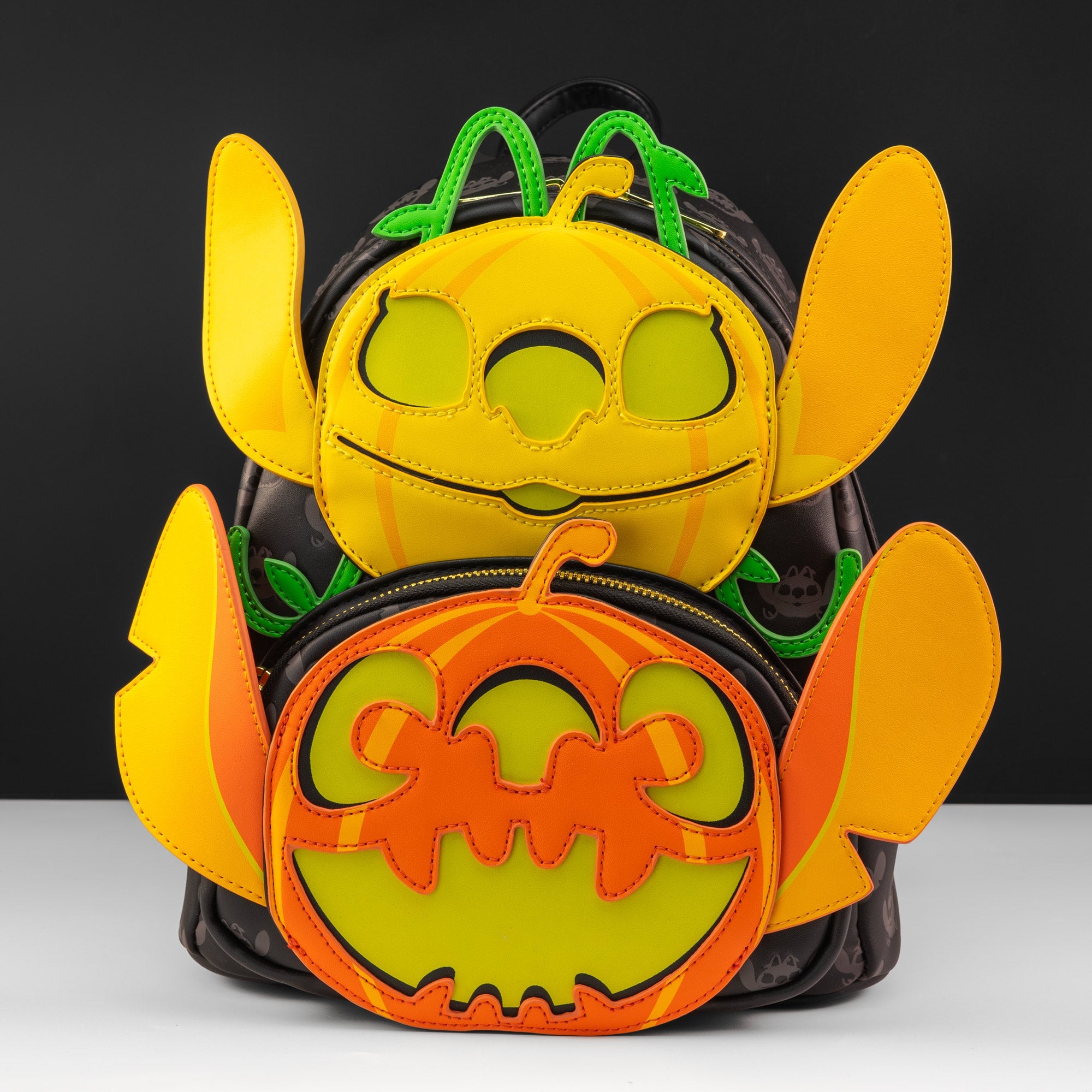 Loungefly x Disney Lilo and Stitch Angel and Stitch Pumpkin Mini Backpack - GeekCore