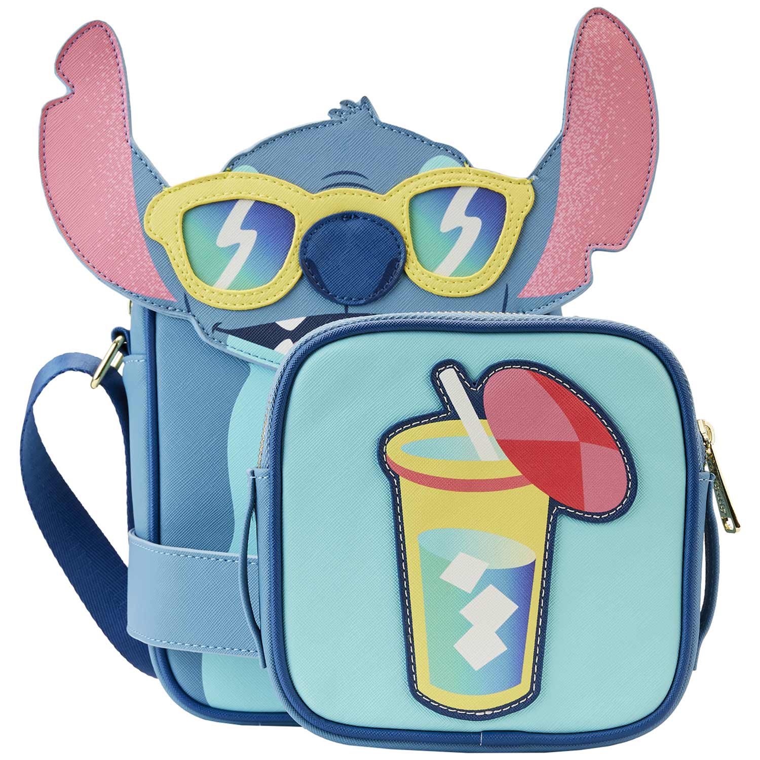 Loungefly x Disney Lilo and Stitch Beach Day Crossbuddy Bag - GeekCore