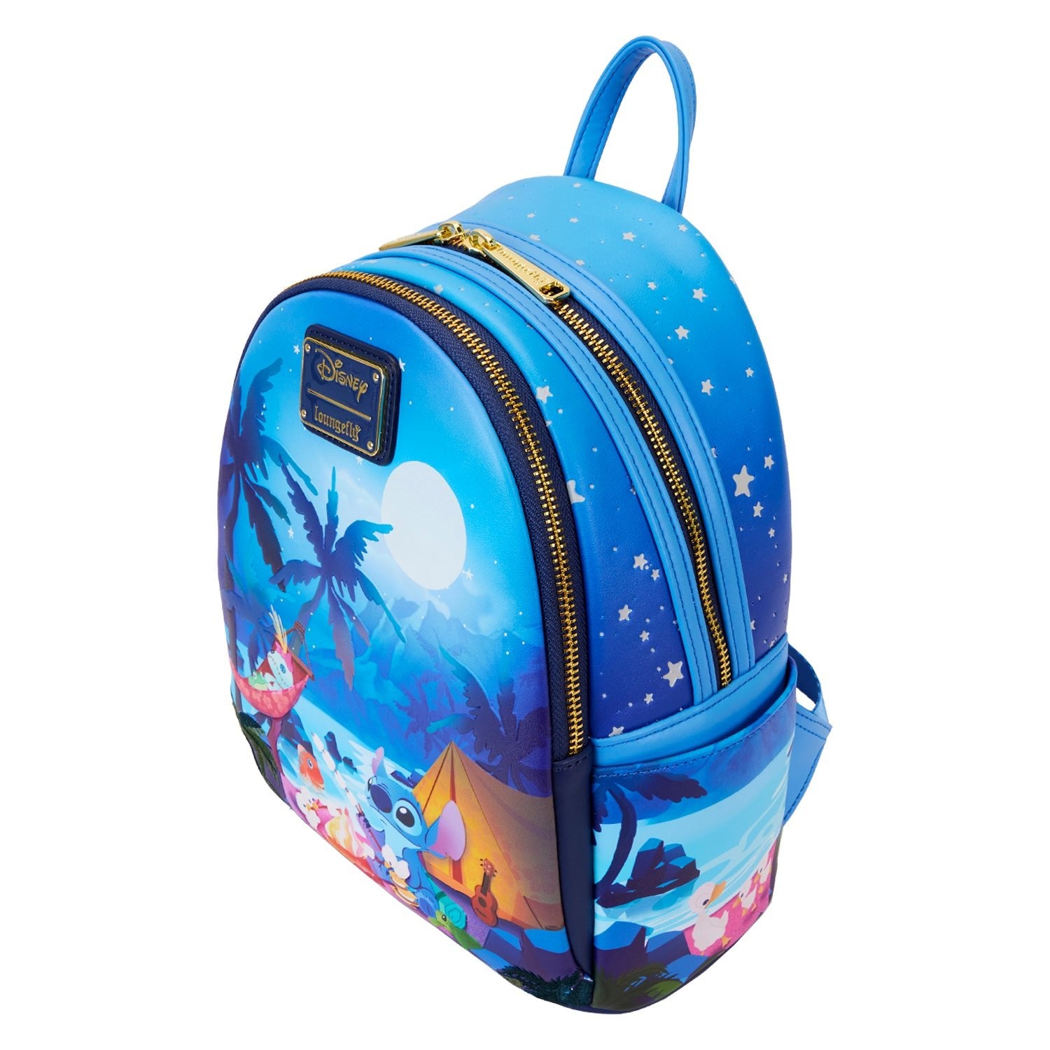 Loungefly x Disney Lilo And Stitch Camping Cuties Mini Backpack - GeekCore