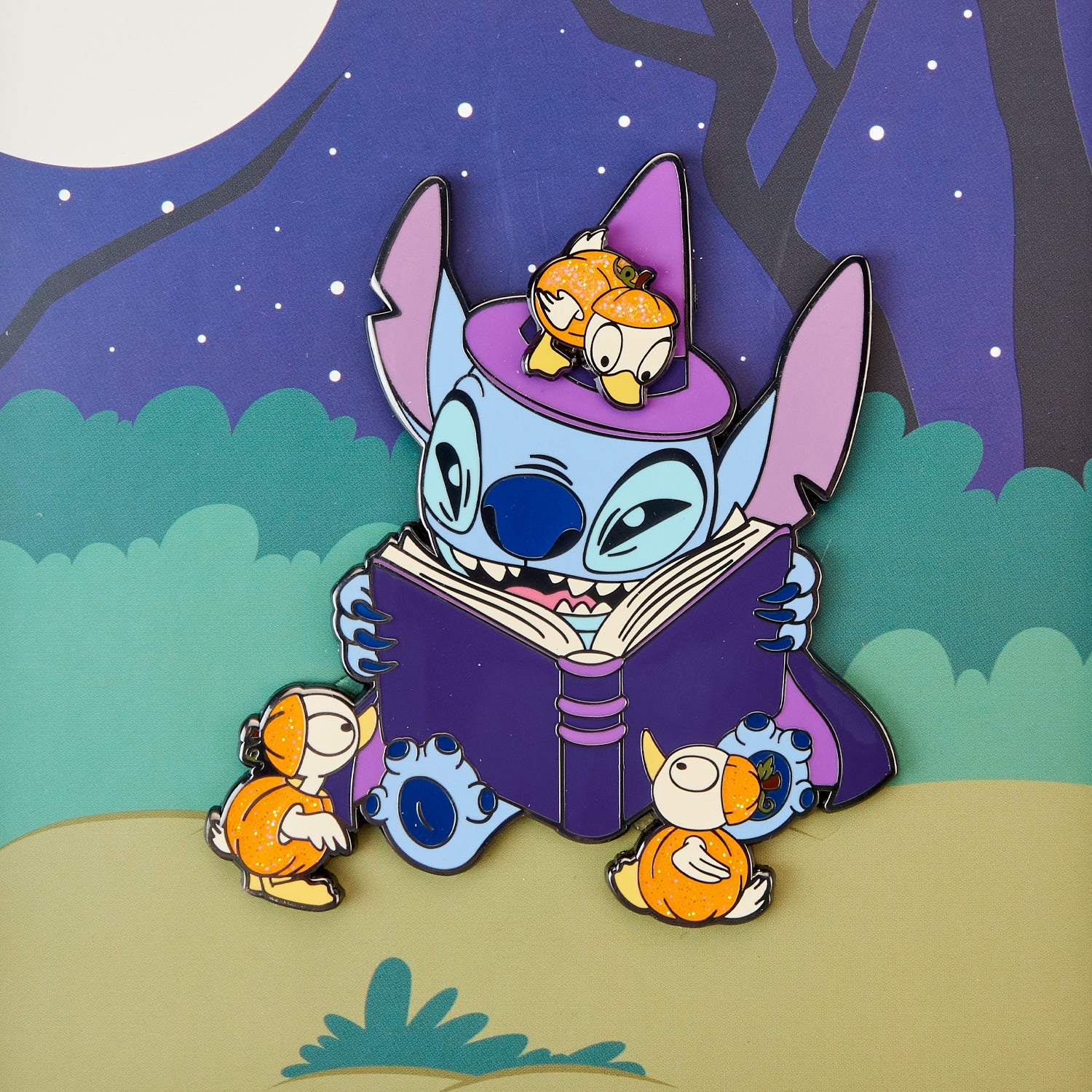 Loungefly x Disney Lilo and Stitch Halloween 3 Inch Sliding Pin - GeekCore