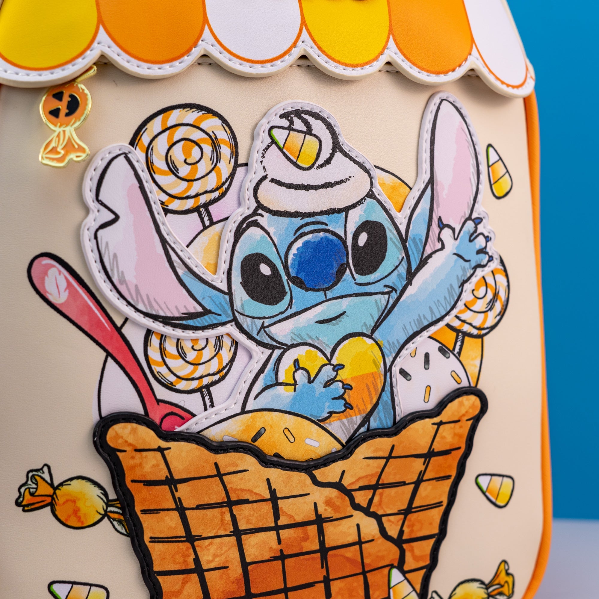 Loungefly x Disney Lilo and Stitch Halloween Candy Mini Backpack - GeekCore