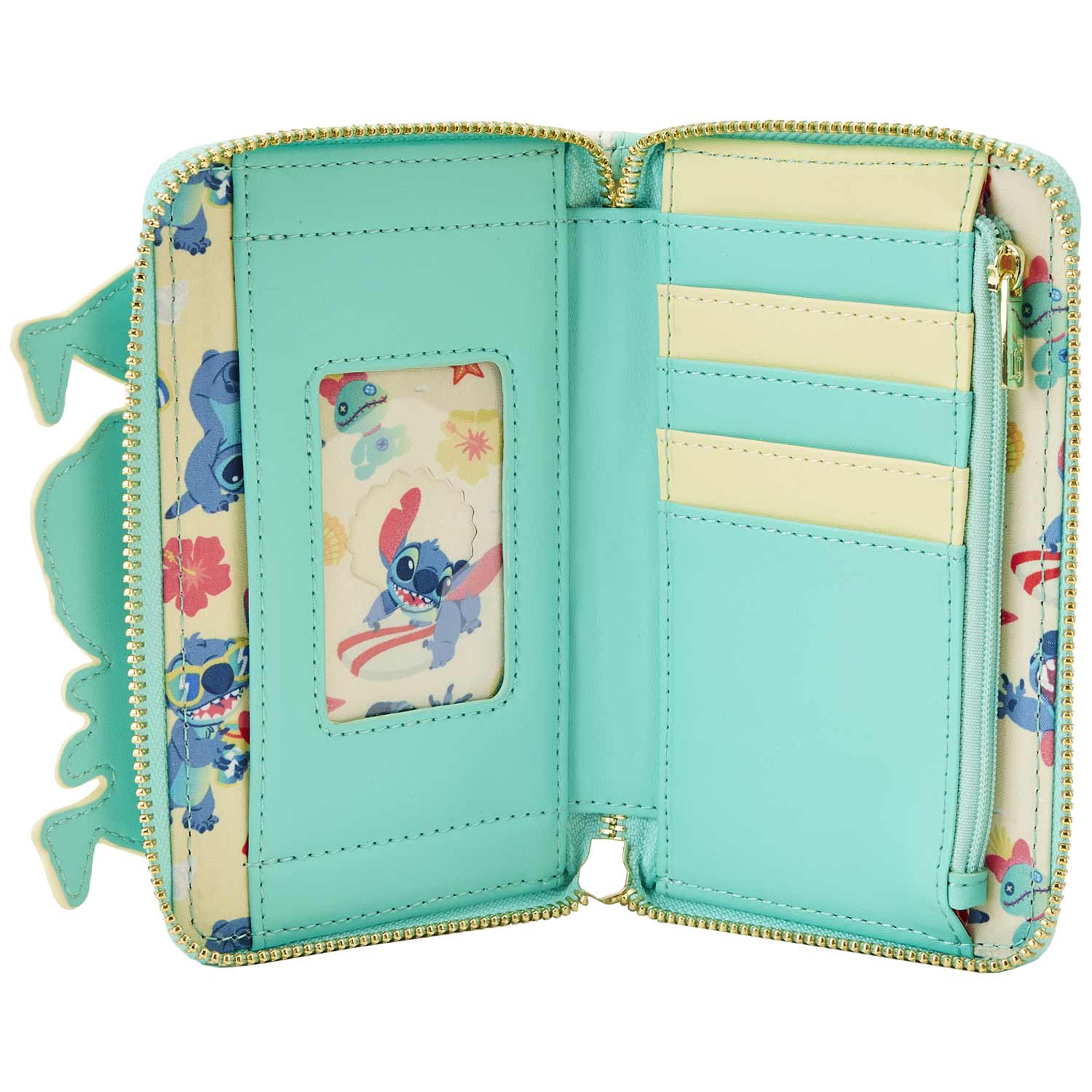 Loungefly x Disney Lilo and Stitch Sandcastle Wallet - GeekCore