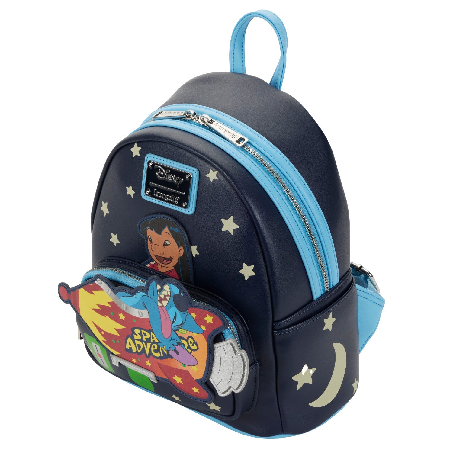 Loungefly x Disney Lilo and Stitch Space Adventure Mini Backpack - GeekCore