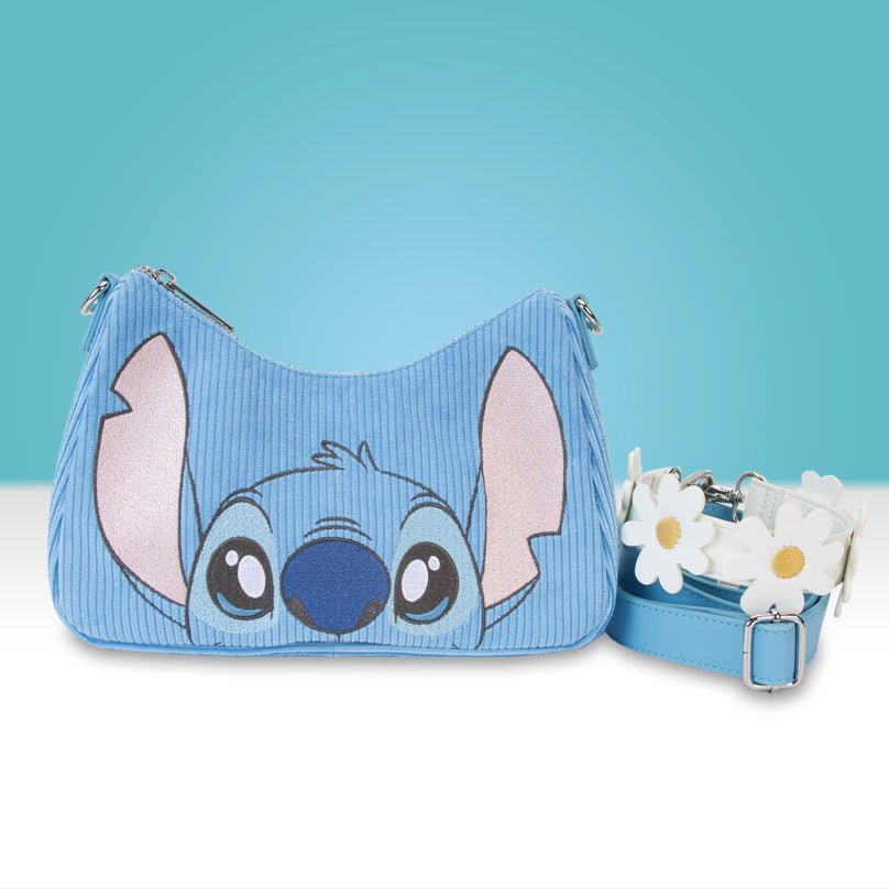 Loungefly x Disney Lilo and Stitch Springtime Daisy Handle Crossbody Bag - GeekCore