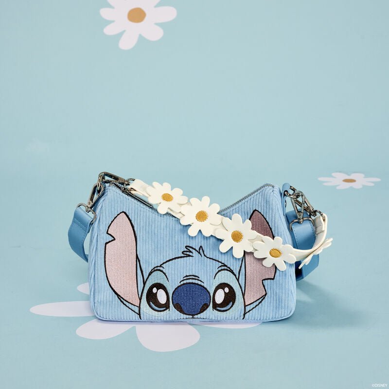 Loungefly x Disney Lilo and Stitch Springtime Daisy Handle Crossbody Bag - GeekCore