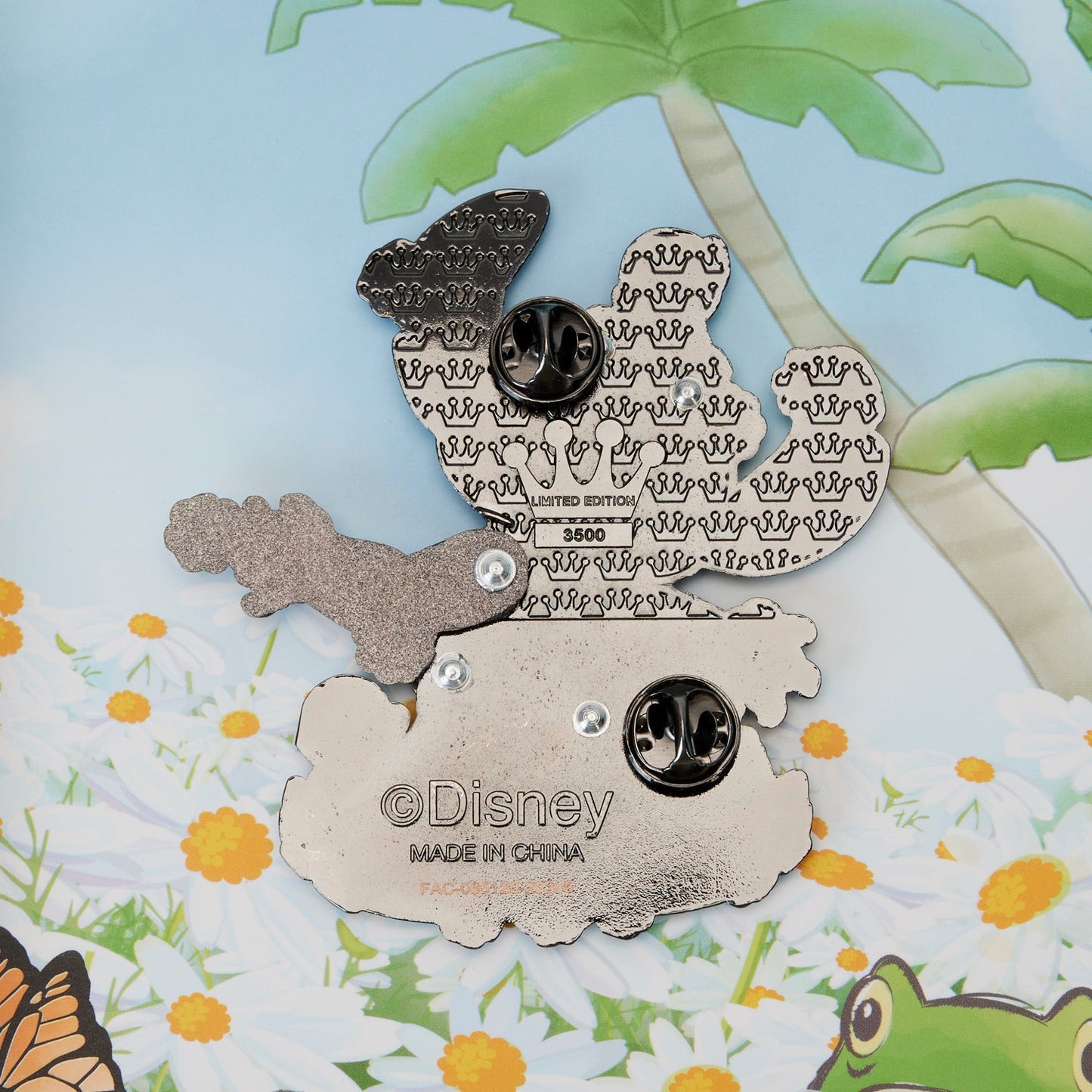 Loungefly x Disney Lilo and Stitch Springtime Stitch 3 Inch Sliding Pin - GeekCore