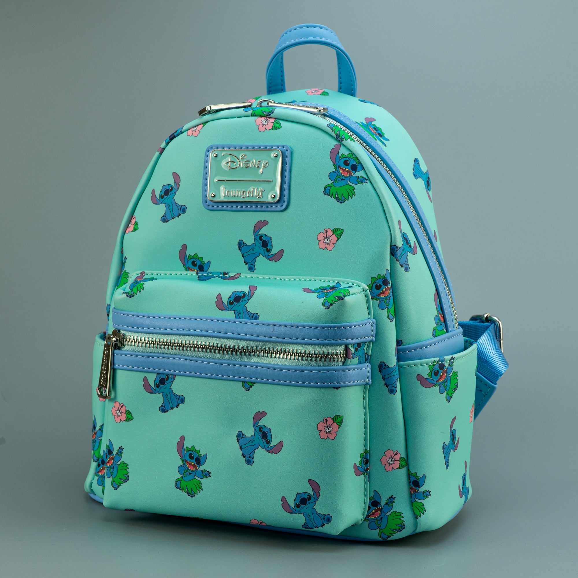 Loungefly x Disney Lilo and Stitch - Stitch Hula Print Mini Backpack - GeekCore