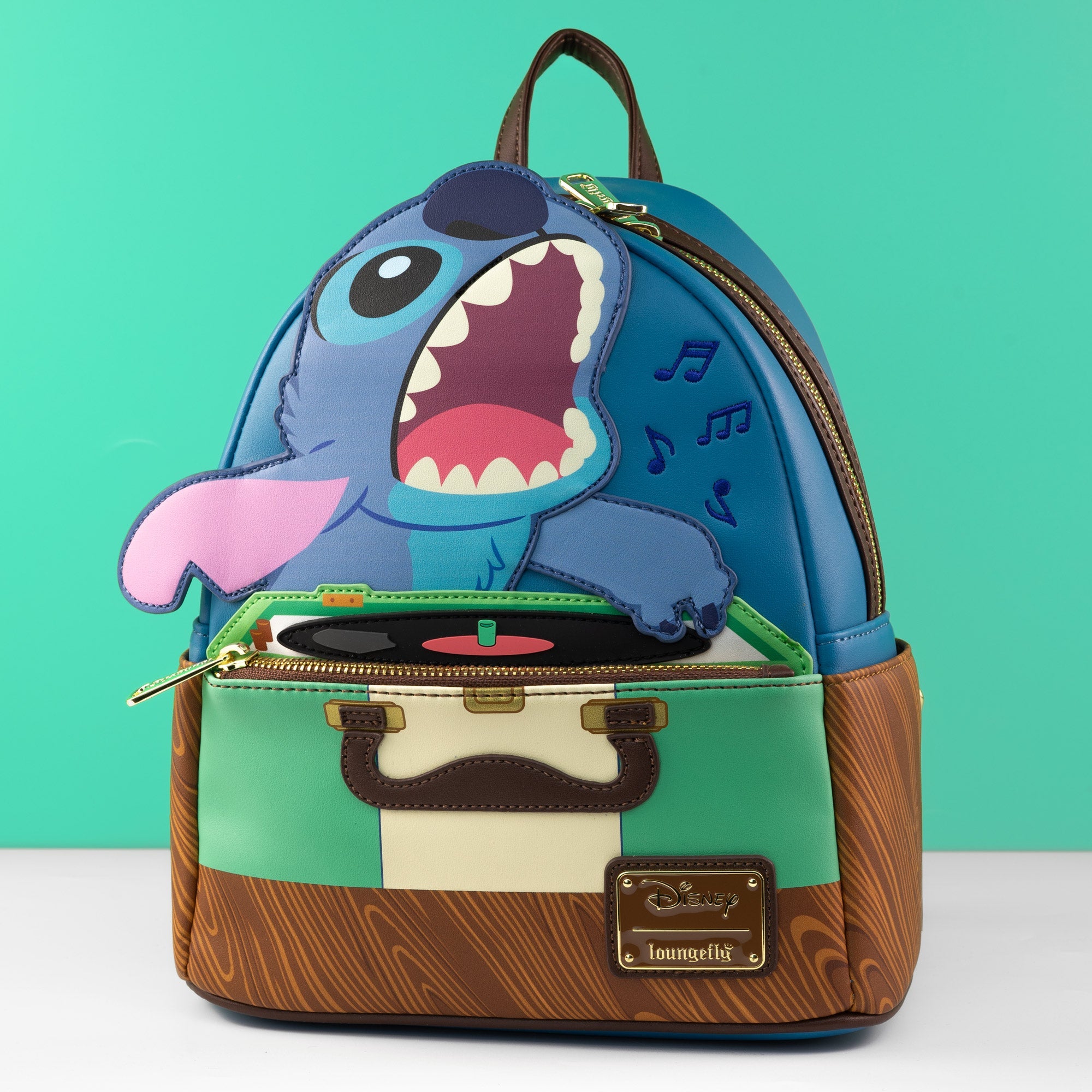 Loungefly x Disney Lilo and Stitch Turntable Mini Backpack - GeekCore