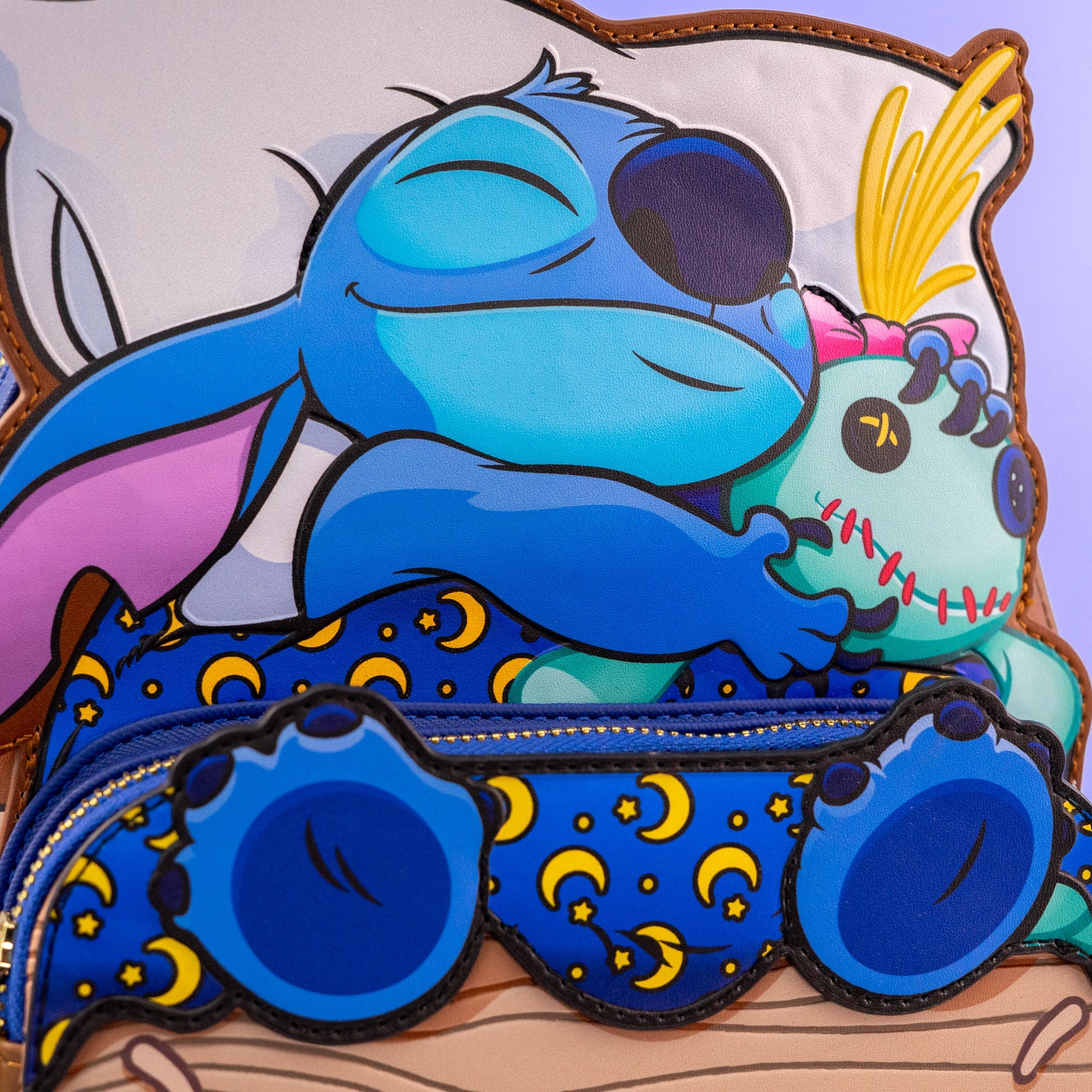 Loungefly x Disney Lilo & Stitch Bedtime Stitch Mini Backpack - GeekCore