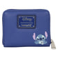 Loungefly x Disney Lilo & Stitch Minimal Sitting on Rock with Bird Zip - Around Wallet - GeekCore