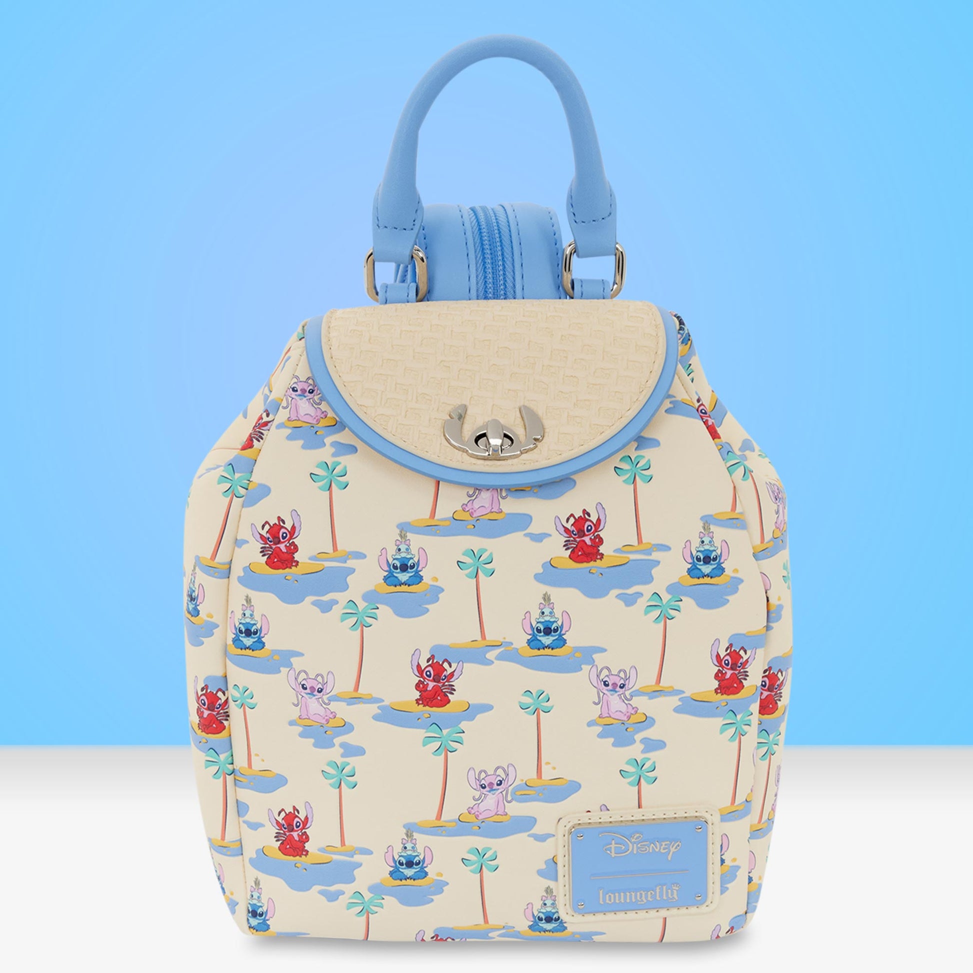 Loungefly x Disney Lilo & Stitch Stitch, Angel, & Leroy Micro Mini Backpack - GeekCore