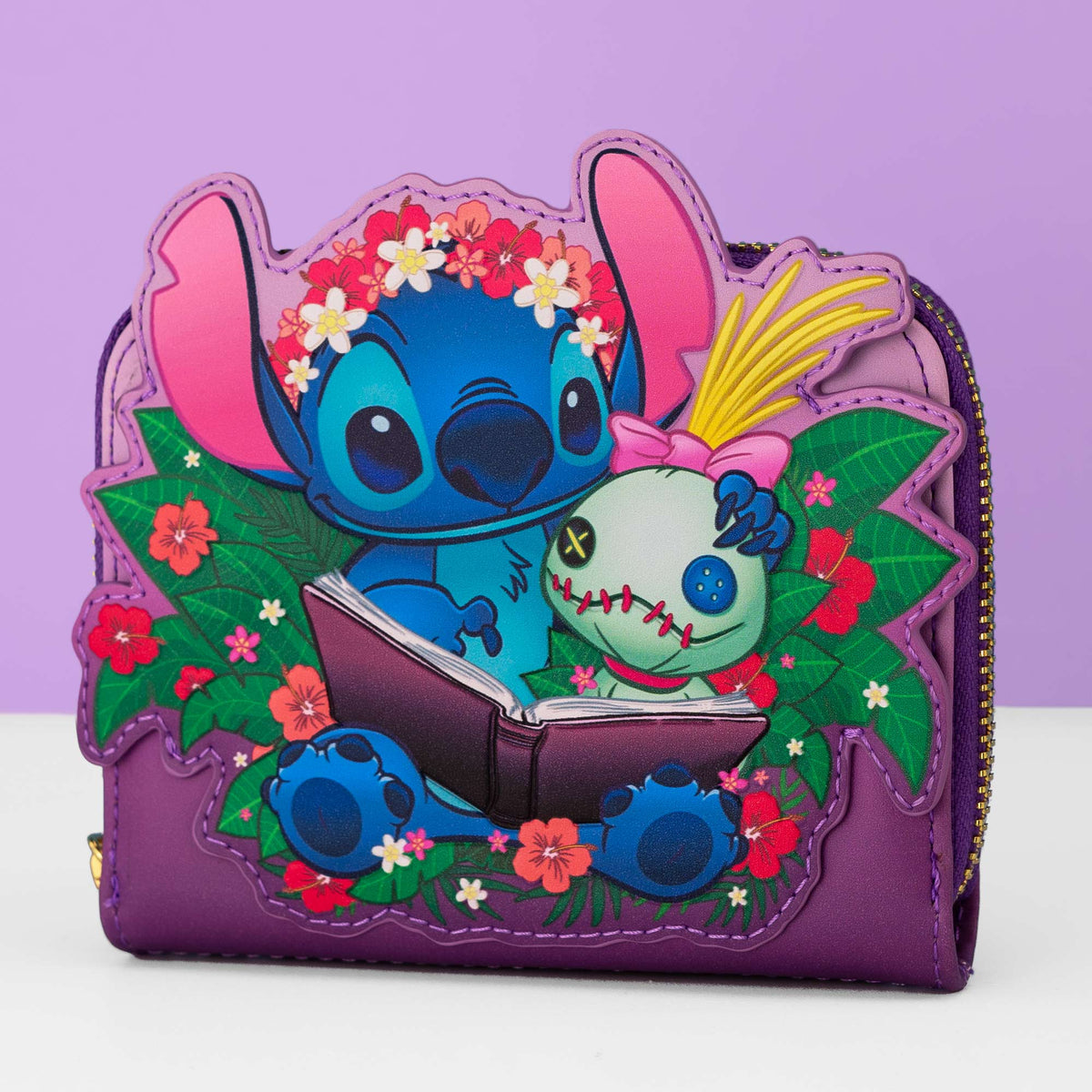 Loungefly x Disney Lilo & Stitch Stitch & Scrump Reading Book Wallet - GeekCore