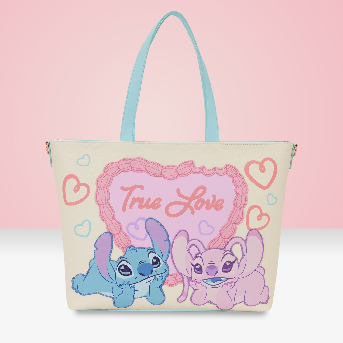 Loungefly x Disney Lilo & Stitch True Love Tote Bag - GeekCore