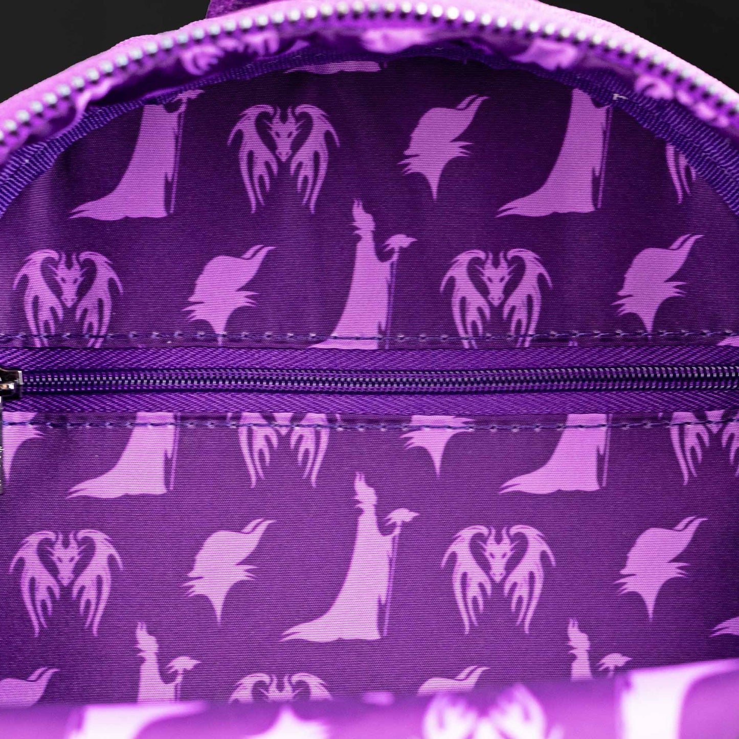 Loungefly x Disney Maleficent Cosplay Velvet Mini Backpack - GeekCore