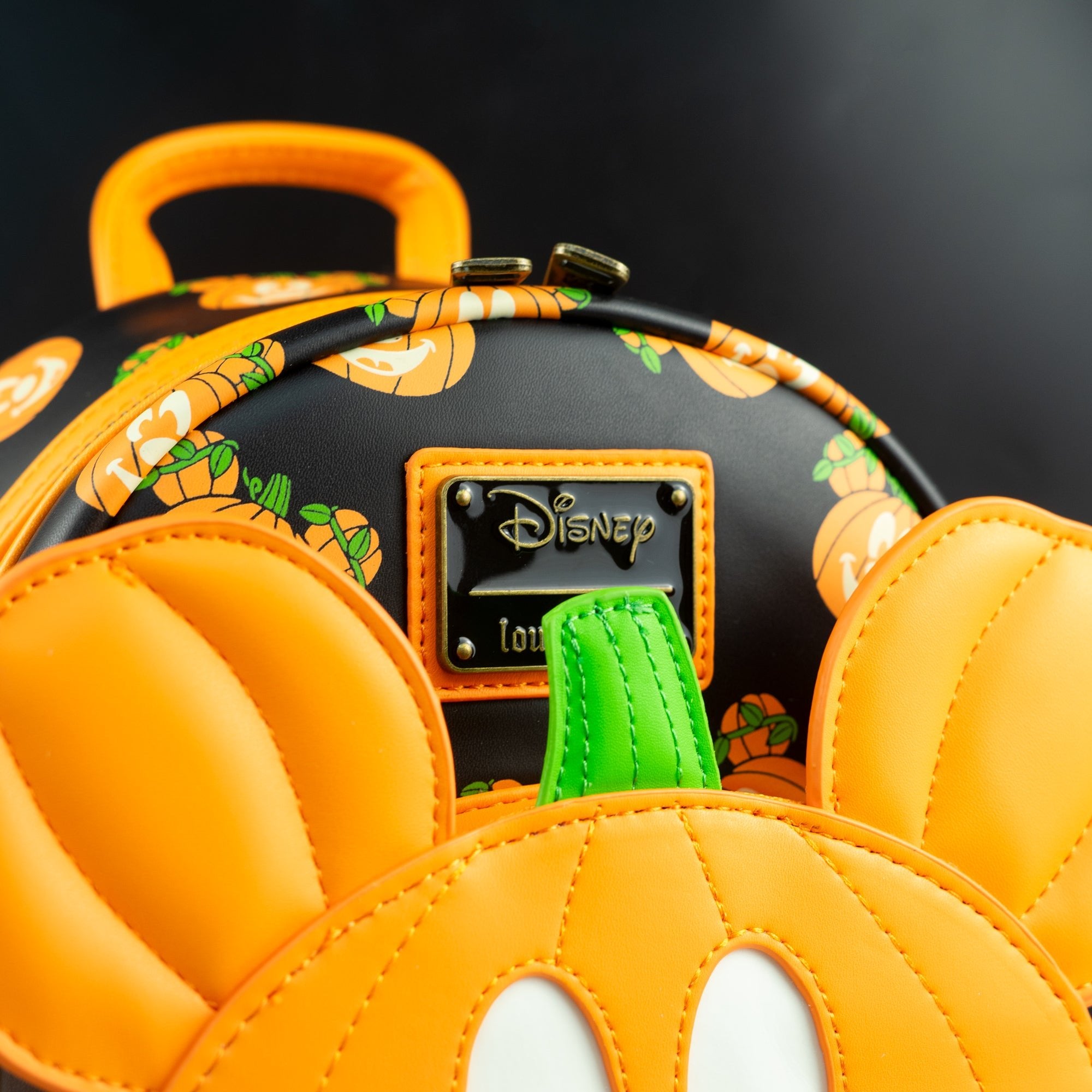 Loungefly x Disney Mick - O - Lantern Pumpkin Mini Backpack - GeekCore