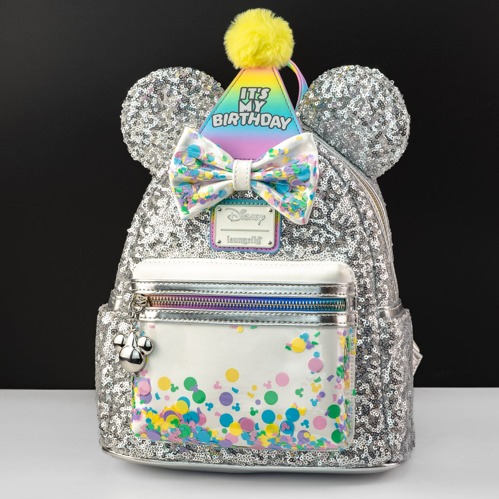 Loungefly x Disney Mickey and Friends Birthday Celebration Mini Backpack - GeekCore