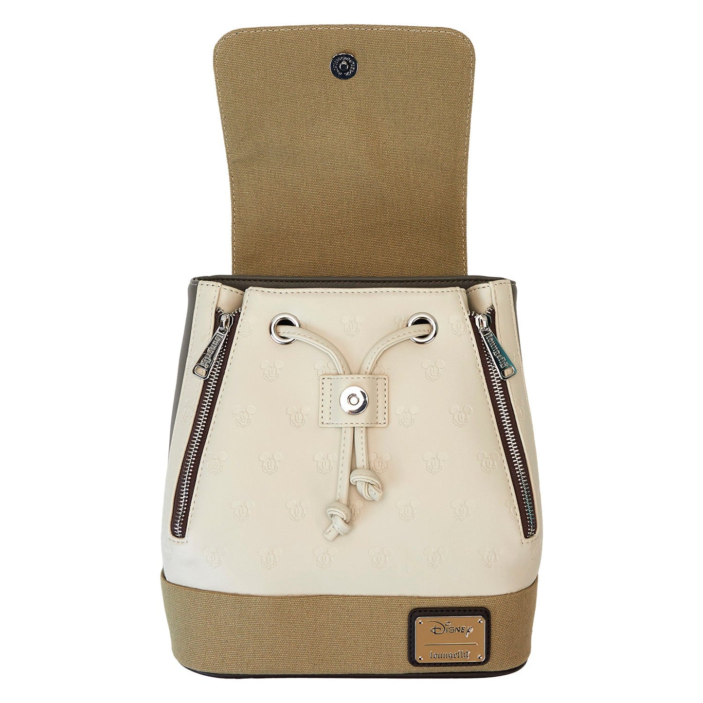 Loungefly x Disney Mickey And Friends Canvas Mini Backpack - GeekCore