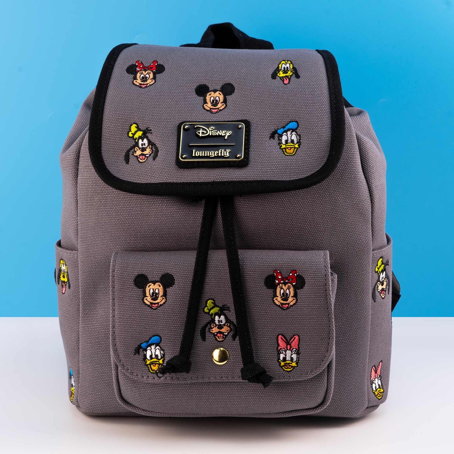 Loungefly x Disney Mickey and Friends Embroidered Icons Mini Backpack - GeekCore