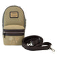 Loungefly x Disney Mickey And Friends Faux Leather And Canvas Water Bottle Crossbody Bag - GeekCore
