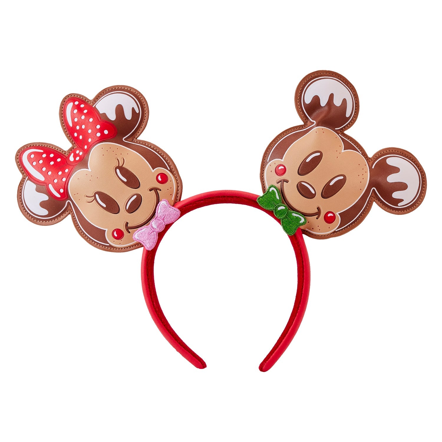 Loungefly x Disney Mickey and Friends Gingerbread Cookie AOP Ear Holder Mini Backpack - GeekCore