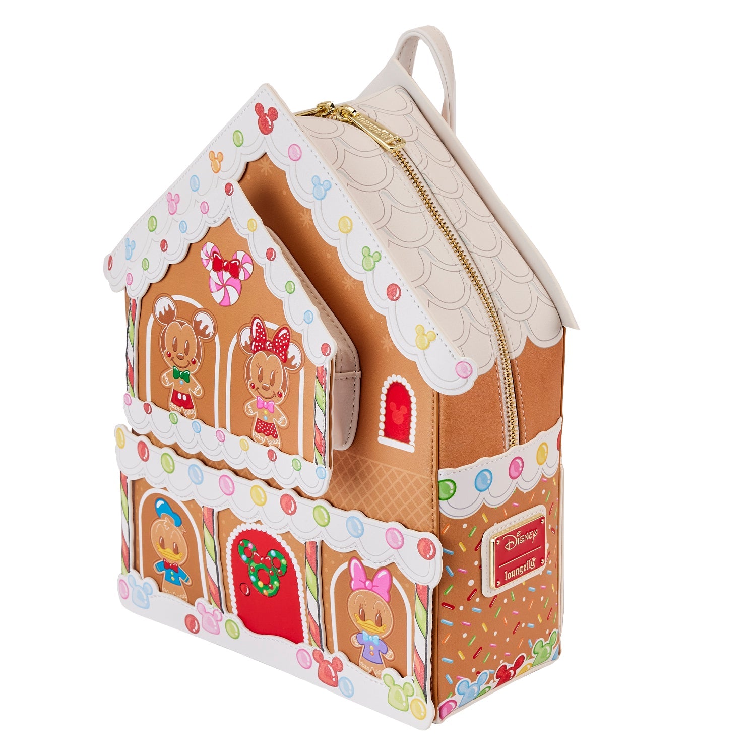 Loungefly x Disney Mickey and Friends Gingerbread House Mini Backpack - GeekCore