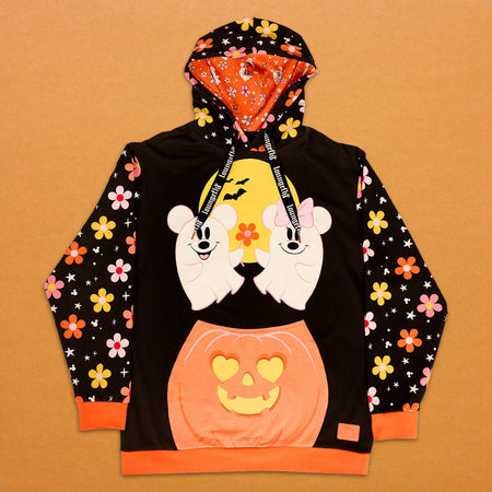 Loungefly x Disney Mickey and Friends Halloween Hooded Sweatshirt - GeekCore