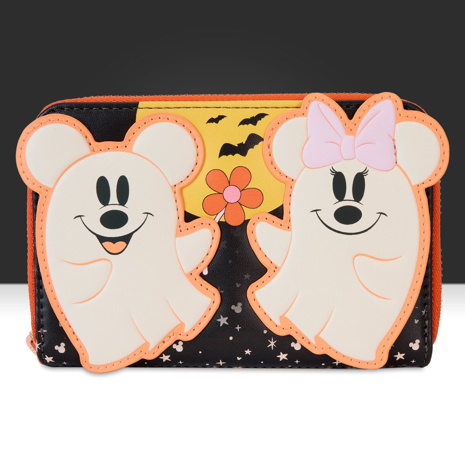 Loungefly x Disney Mickey and Friends Halloween Zip Around Wallet - GeekCore