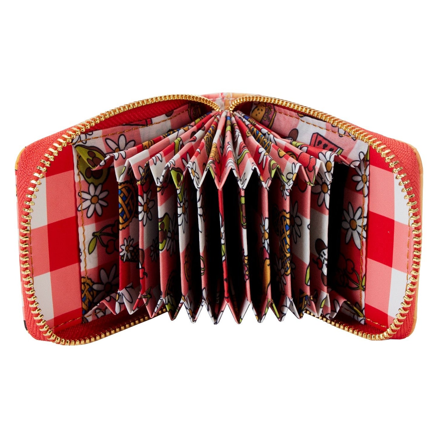 Loungefly x Disney Mickey and Friends Picnic Accordion Wallet - GeekCore