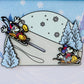 Loungefly x Disney Mickey And Friends Winter Wonderland Sliding 3" Collectors Pin - GeekCore