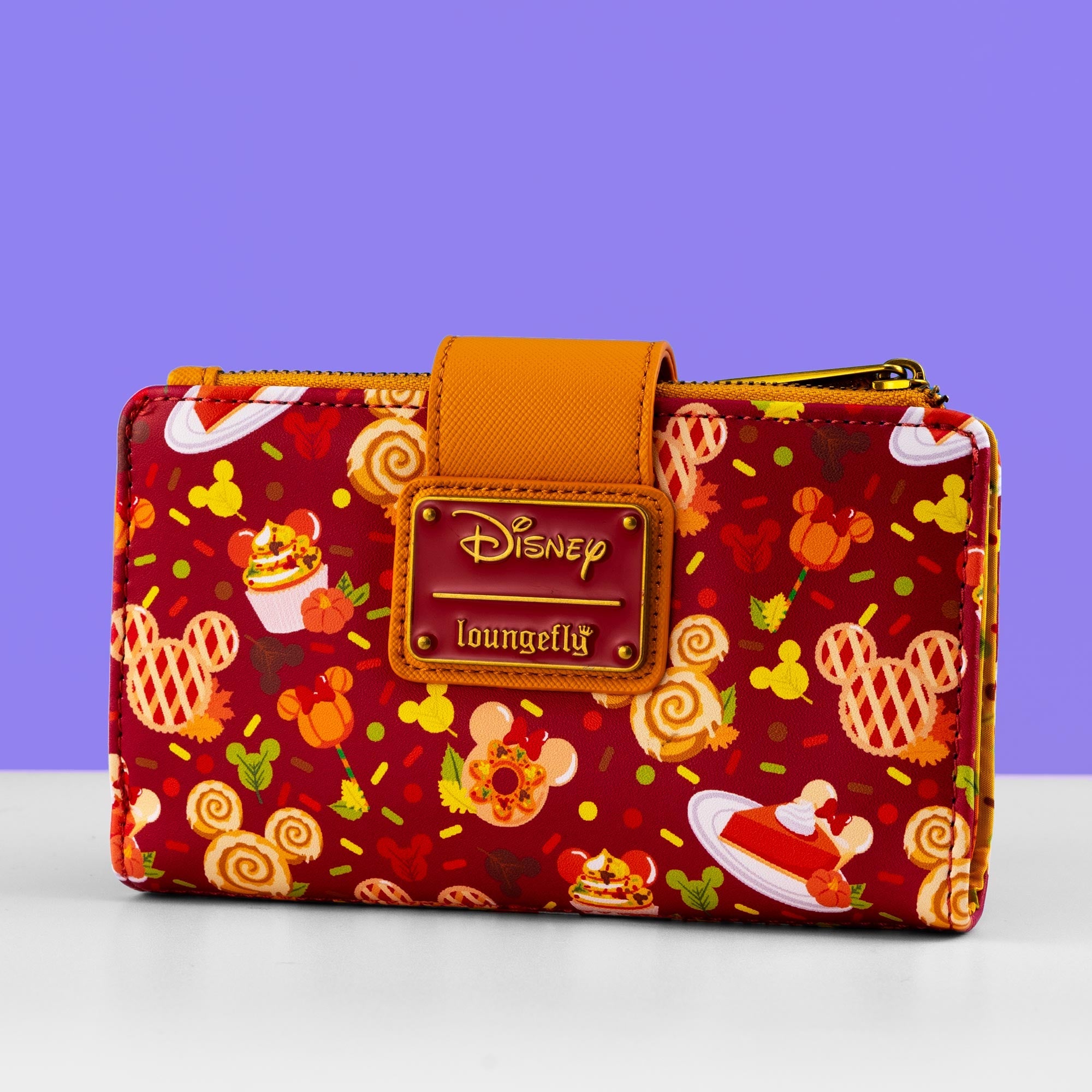 Loungefly x Disney Mickey and Minnie Autumnal Sweet Treats Wallet - GeekCore