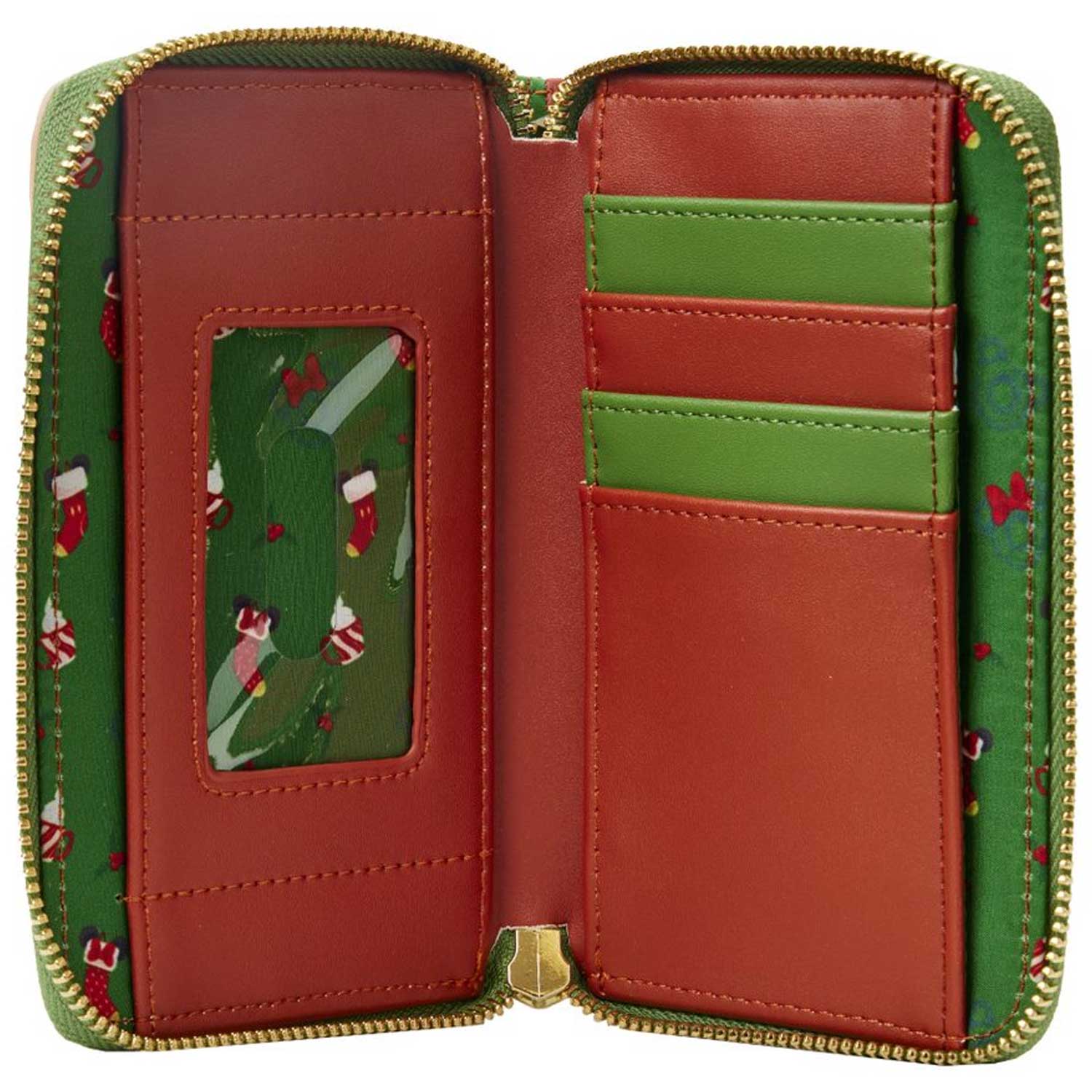 Loungefly x Disney Mickey and Minnie Christmas Fireplace Wallet - GeekCore