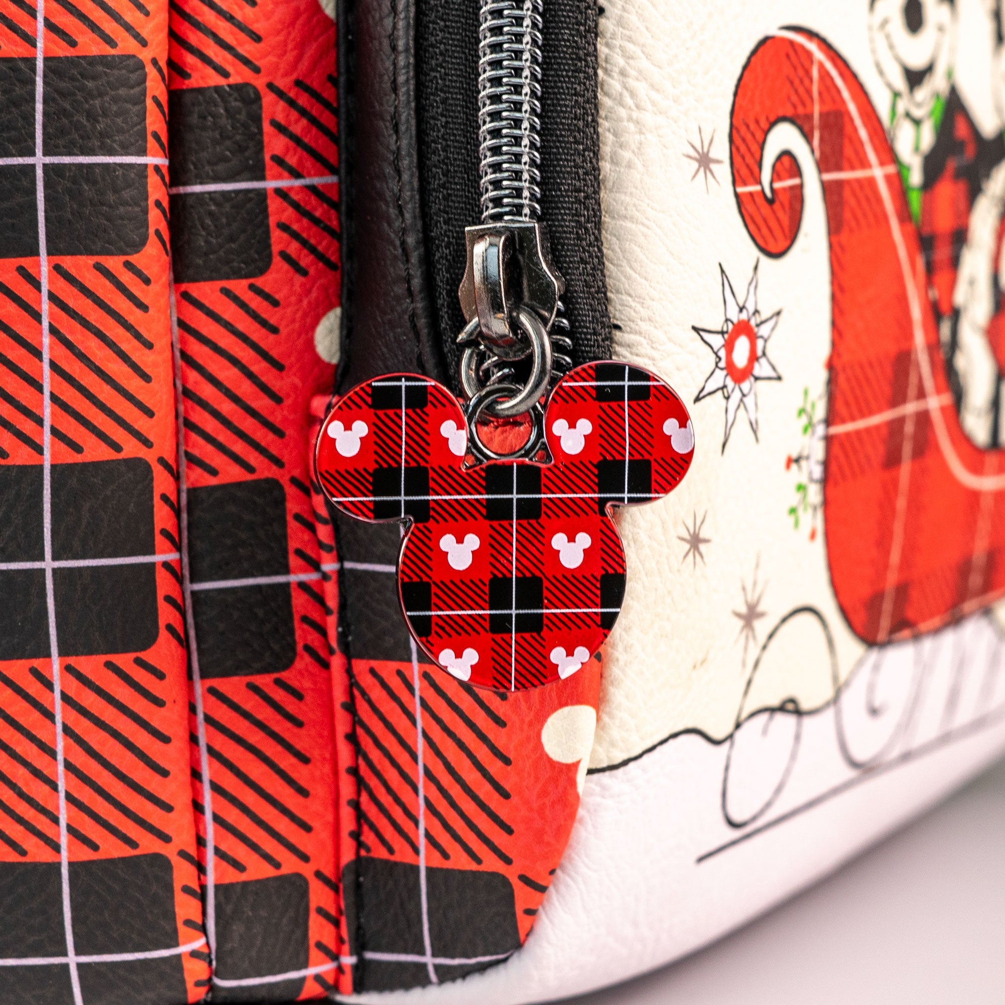 Loungefly x Disney Mickey and Minnie Christmas Sleigh Mini Backpack - GeekCore