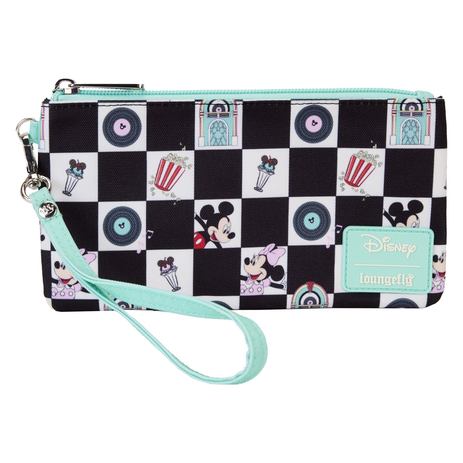 Loungefly x Disney Mickey And Minnie Date Night Wristlet - GeekCore