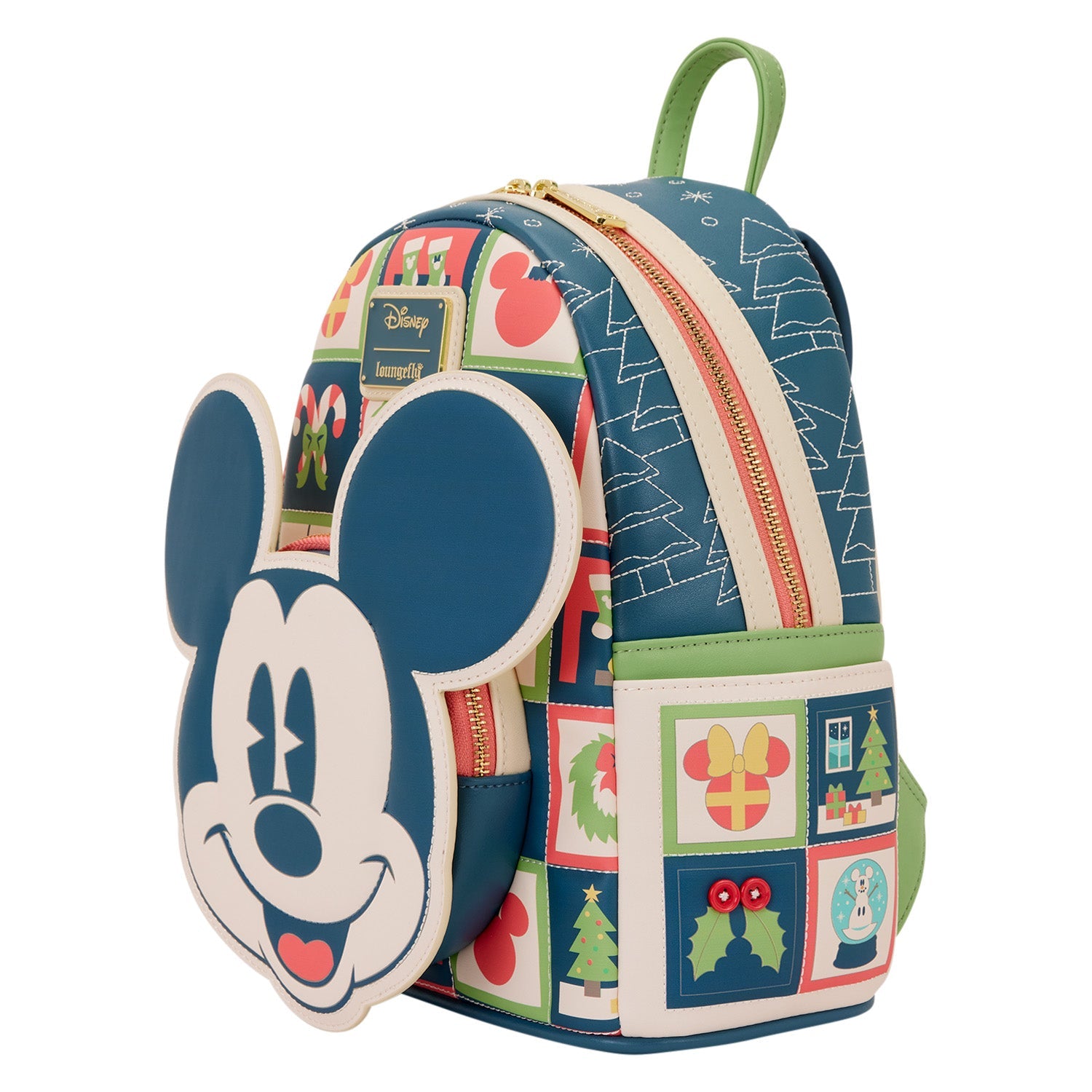 Loungefly x Disney Mickey and Minnie Holiday Mini Backpack - GeekCore