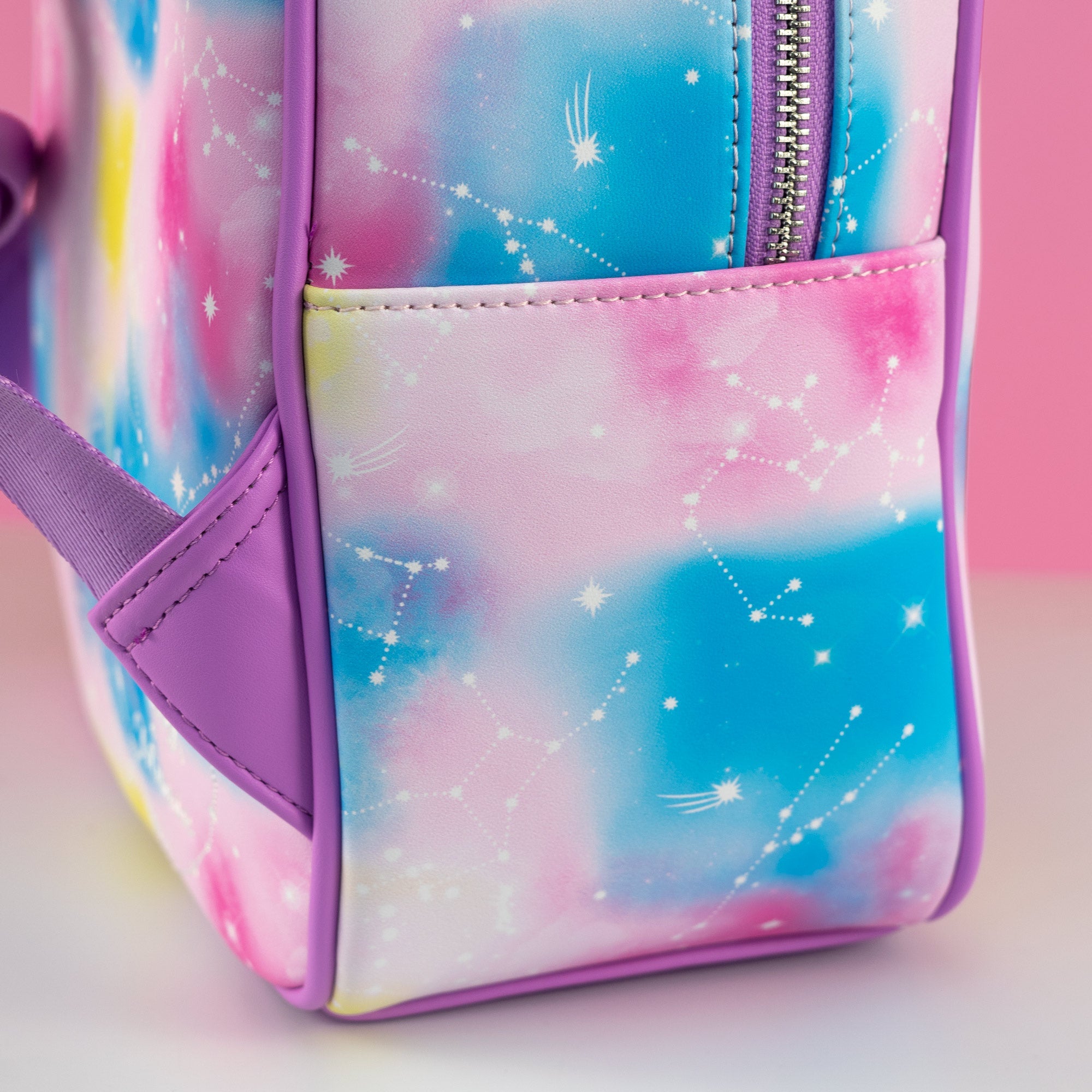 Loungefly x Disney Mickey and Minnie Mouse Constellation Kiss Mini Backpack - GeekCore