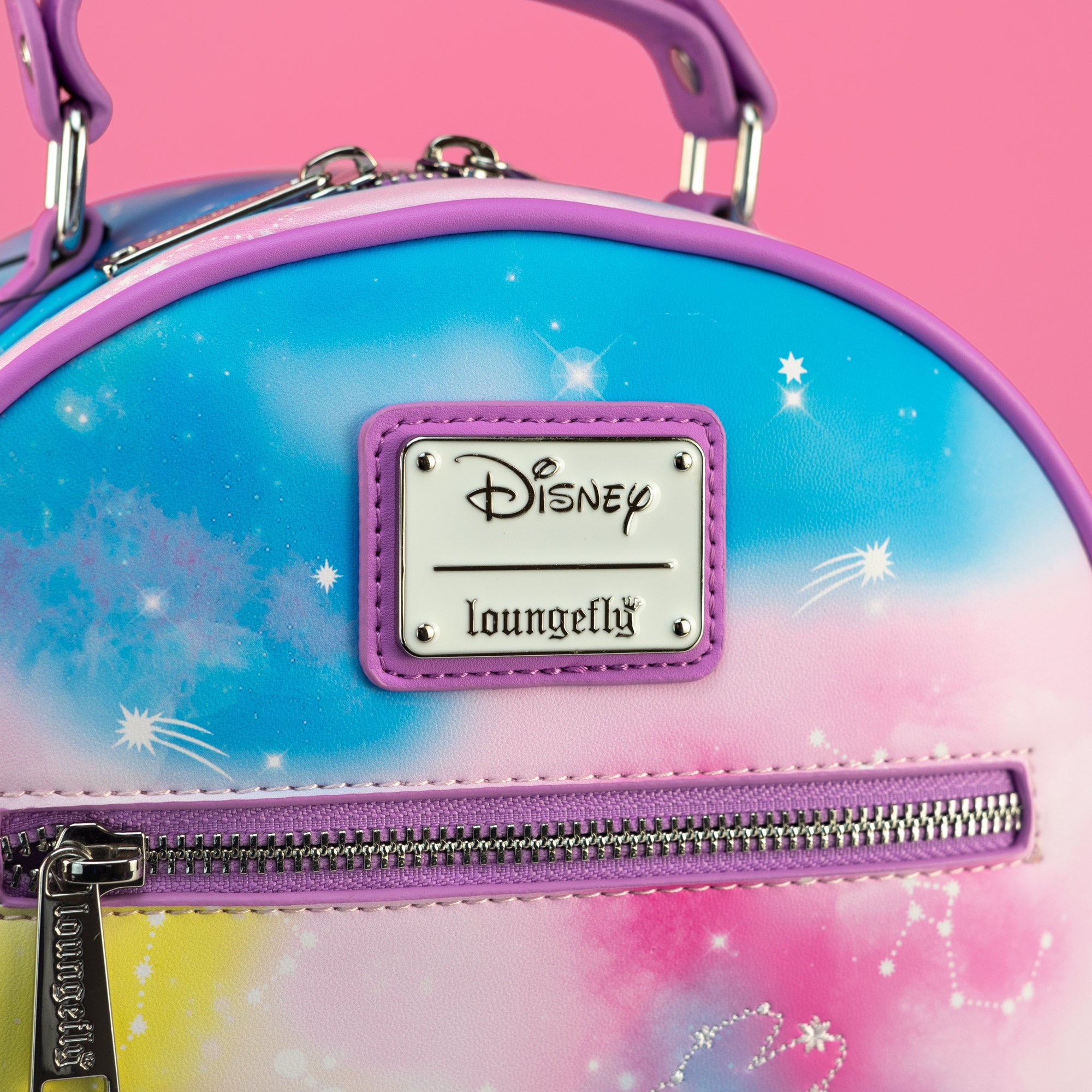 Loungefly x Disney Mickey and Minnie Mouse Constellation Kiss Mini Backpack - GeekCore