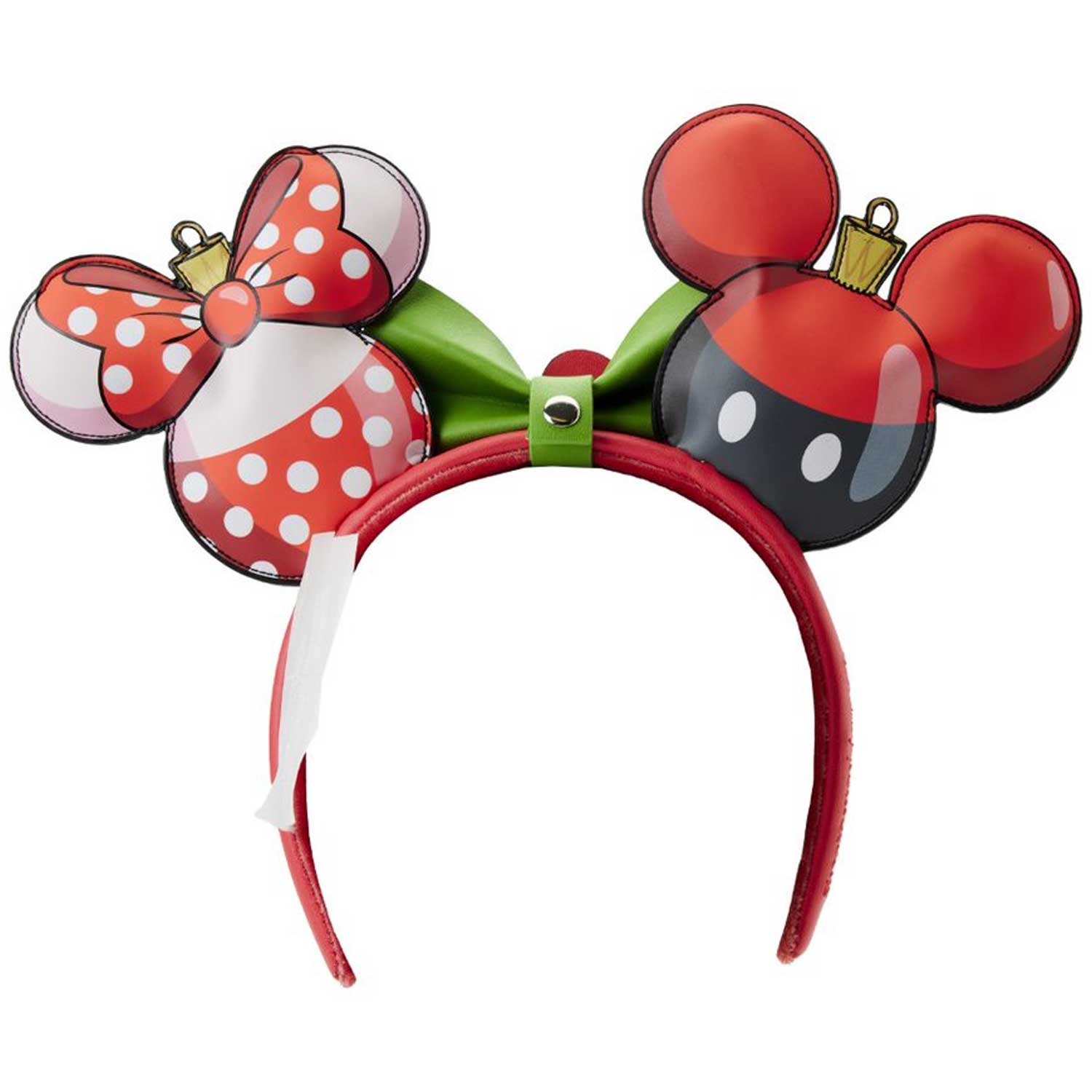 Loungefly x Disney Mickey and Minnie Ornament Headband - GeekCore