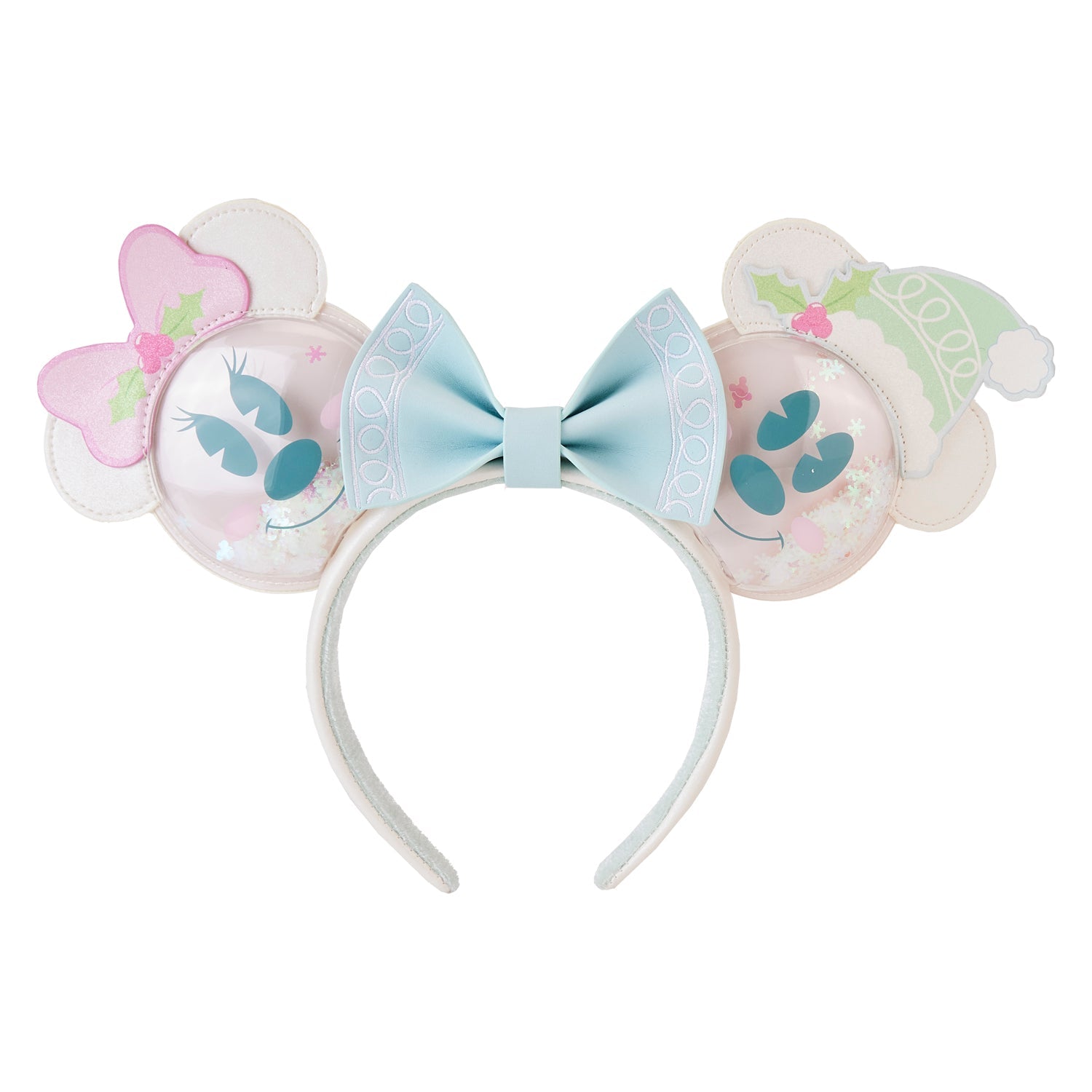 Loungefly x Disney Mickey and Minnie Pastel Snowman Headband - GeekCore
