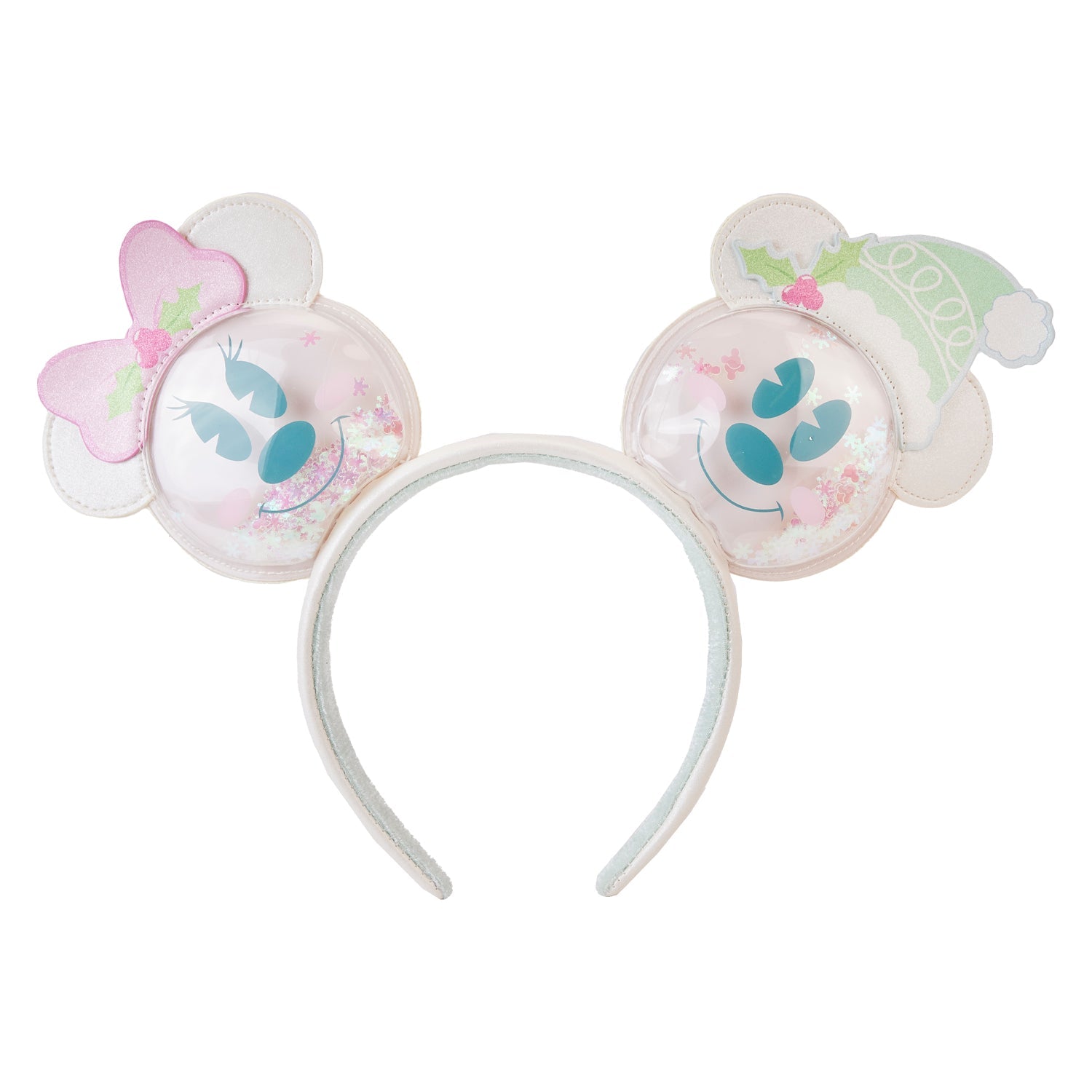 Loungefly x Disney Mickey and Minnie Pastel Snowman Headband - GeekCore