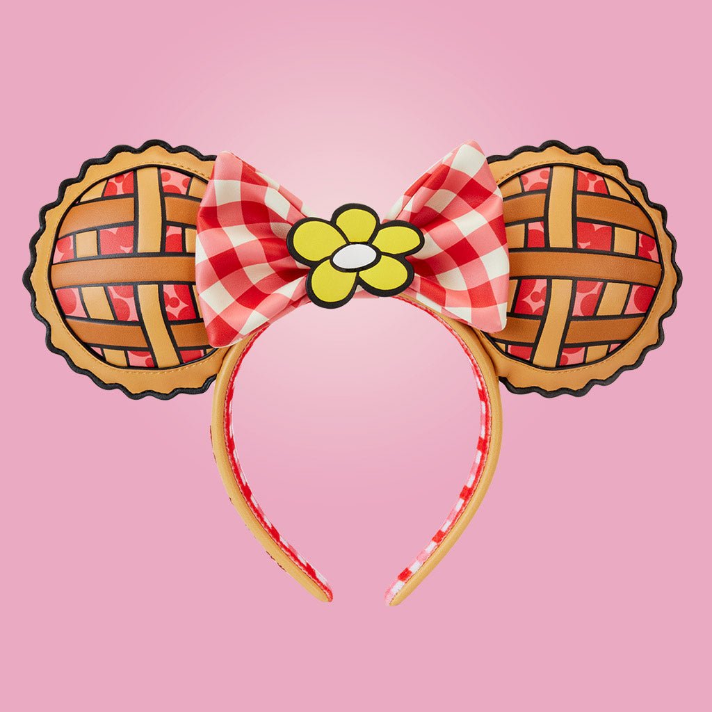 Loungefly x Disney Mickey And Minnie Picnic Pie Ears Headband - GeekCore