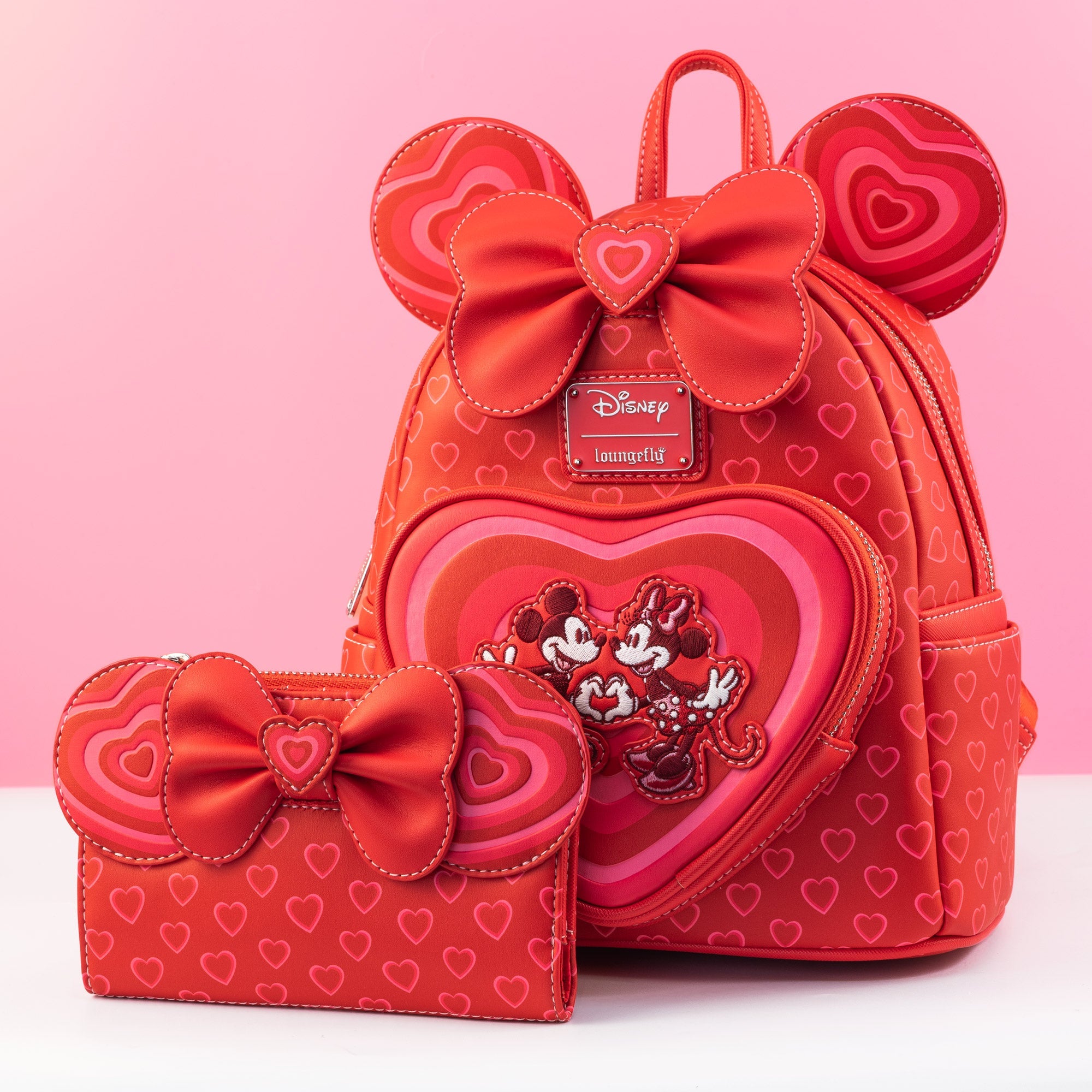 Loungefly x Disney Mickey and Minnie Valentines Day Mini Backpack - GeekCore