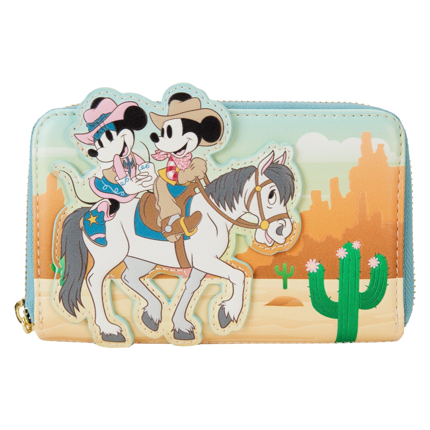 Loungefly x Disney Mickey And Minnie Western Wallet - GeekCore