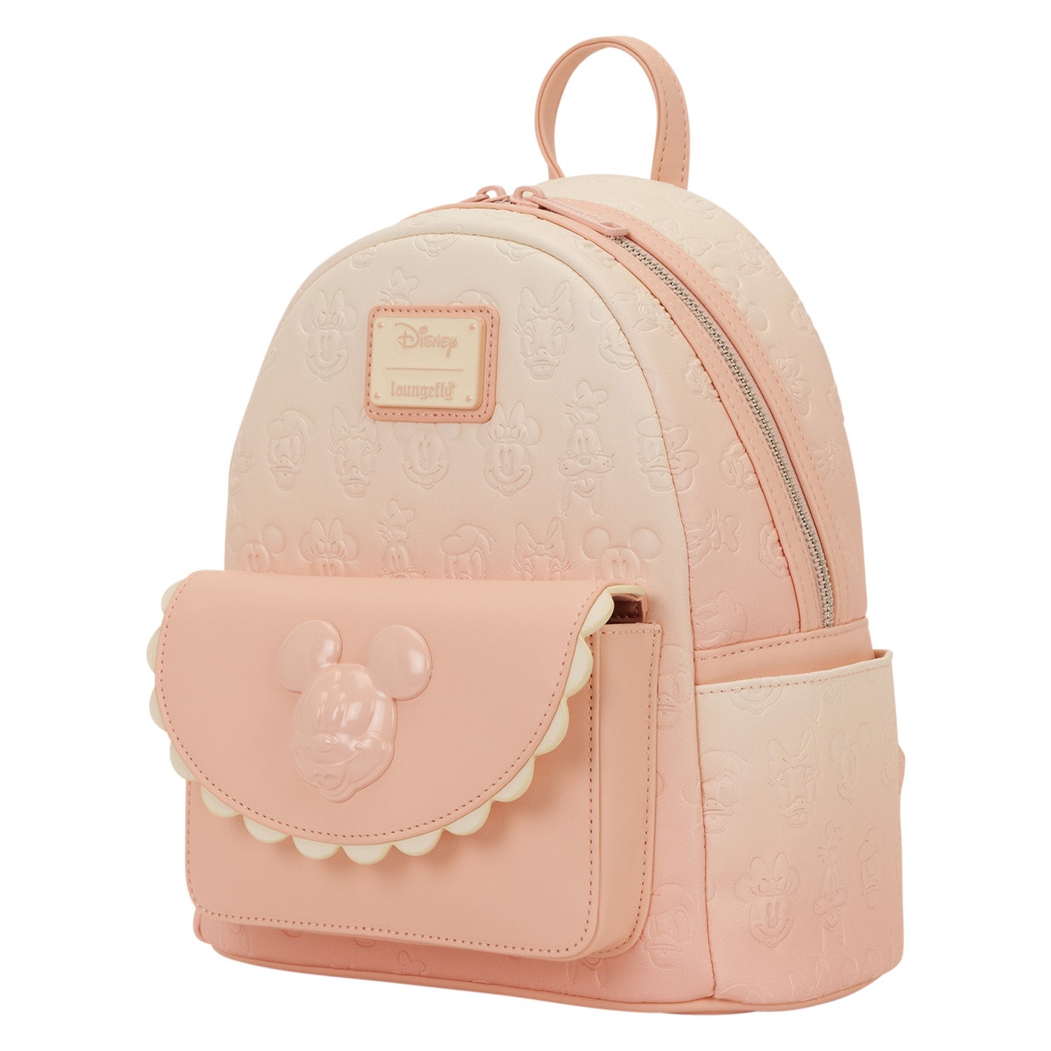 Loungefly x Disney Mickey & Friends All - Over Debossed Mini Backpack - GeekCore